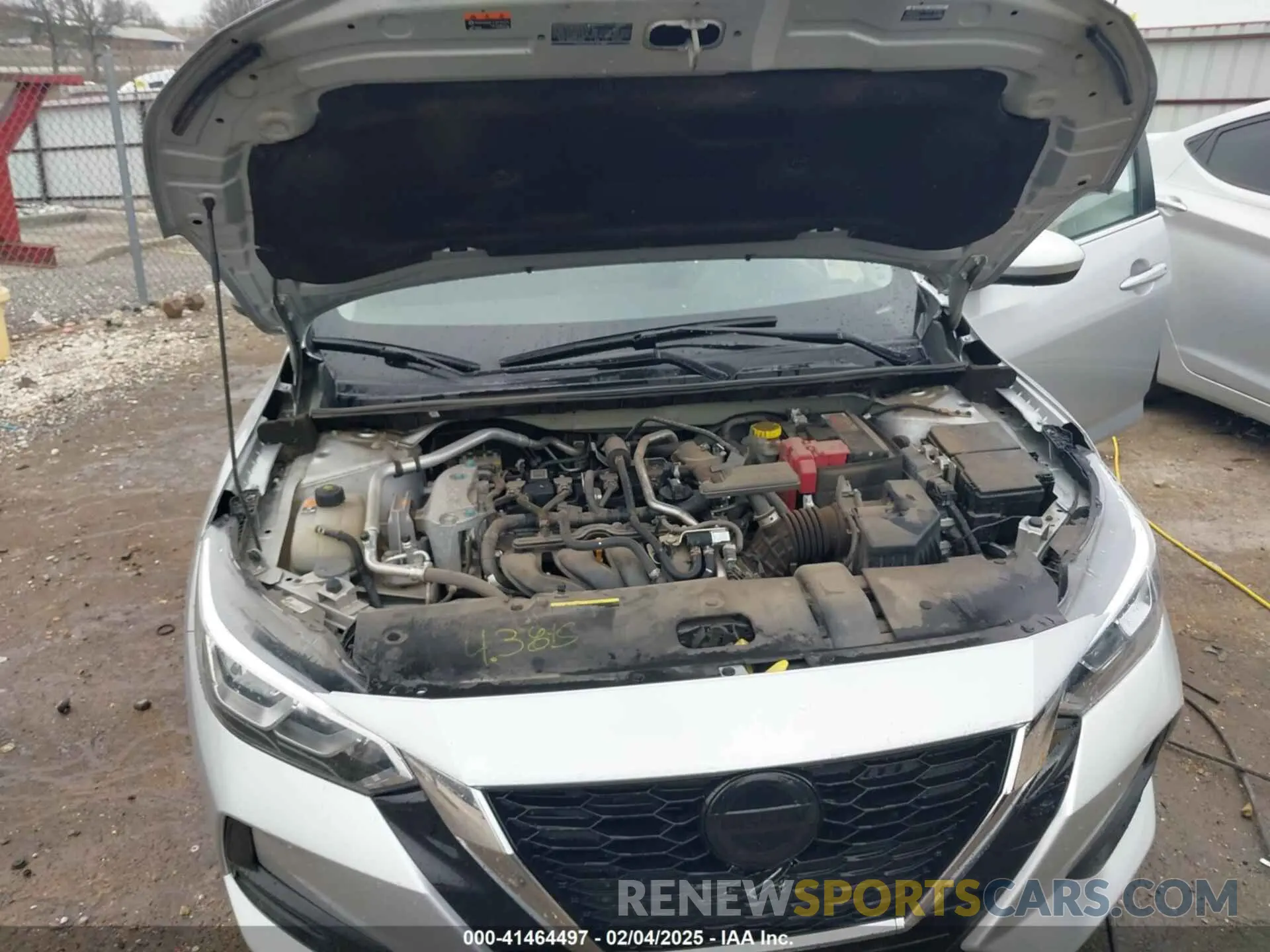 10 fotografías del automóvil dañado 3N1AB8CV4NY265427 NISSAN SENTRA 2022