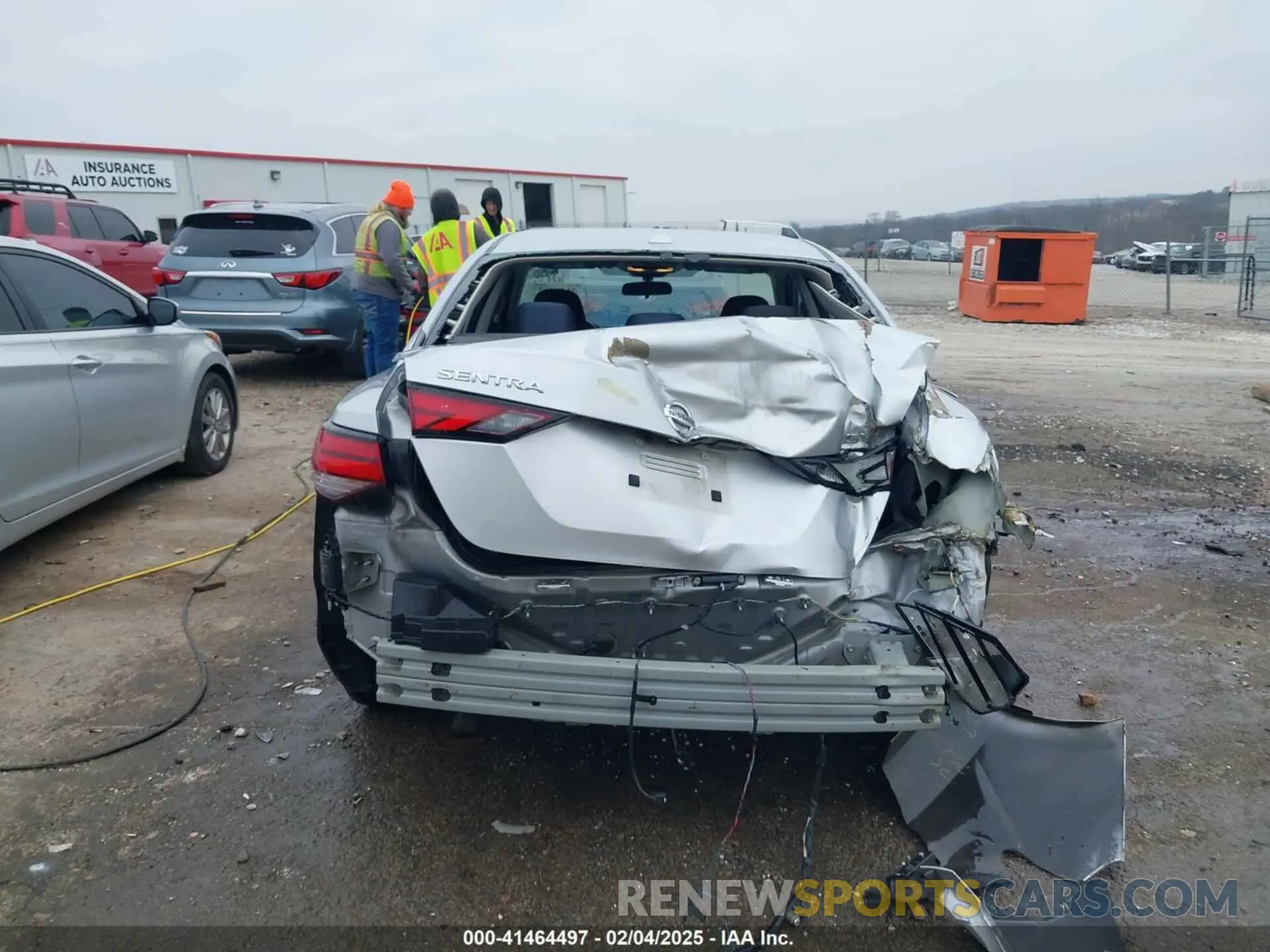 17 fotografías del automóvil dañado 3N1AB8CV4NY265427 NISSAN SENTRA 2022
