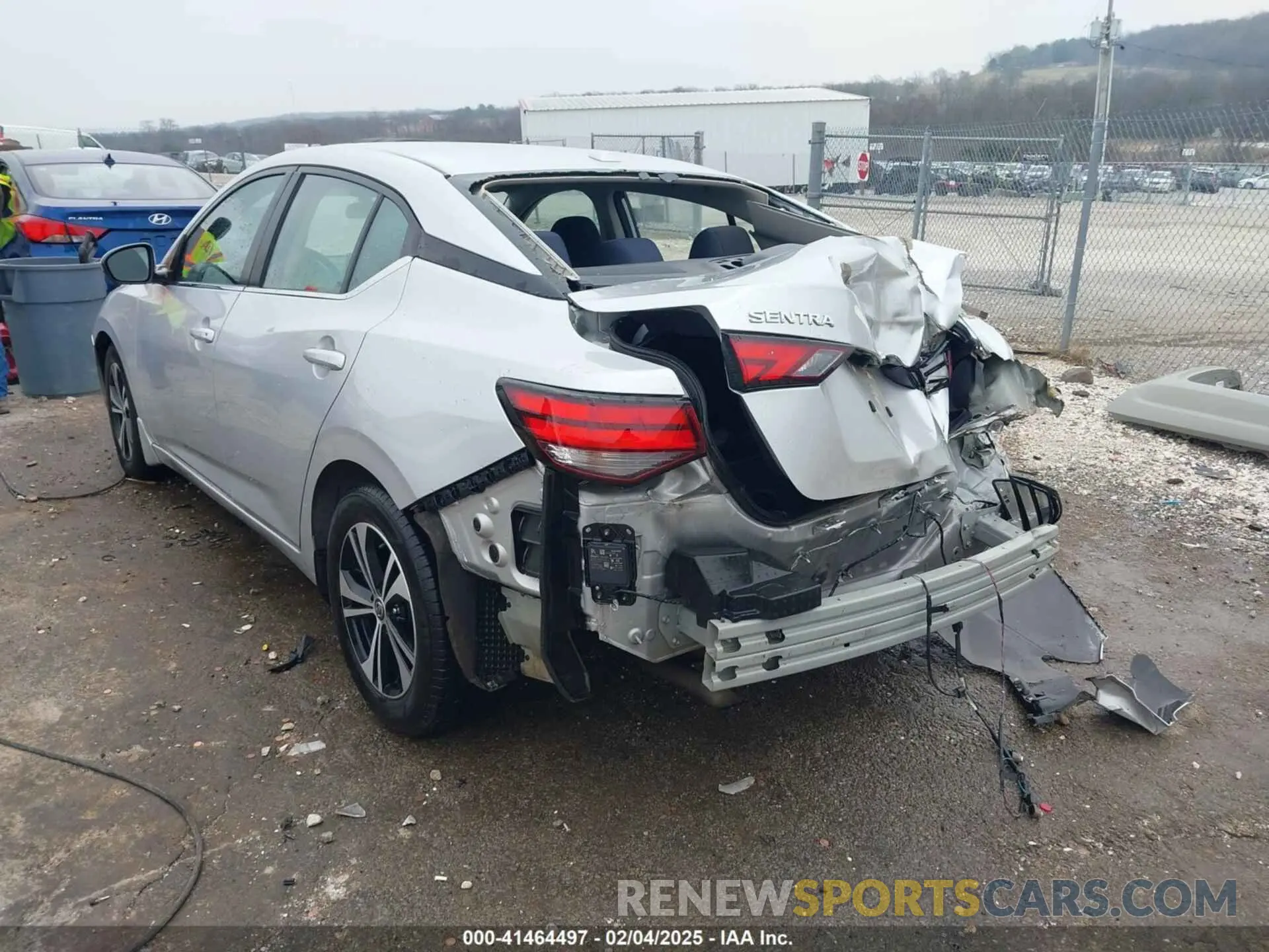 3 fotografías del automóvil dañado 3N1AB8CV4NY265427 NISSAN SENTRA 2022