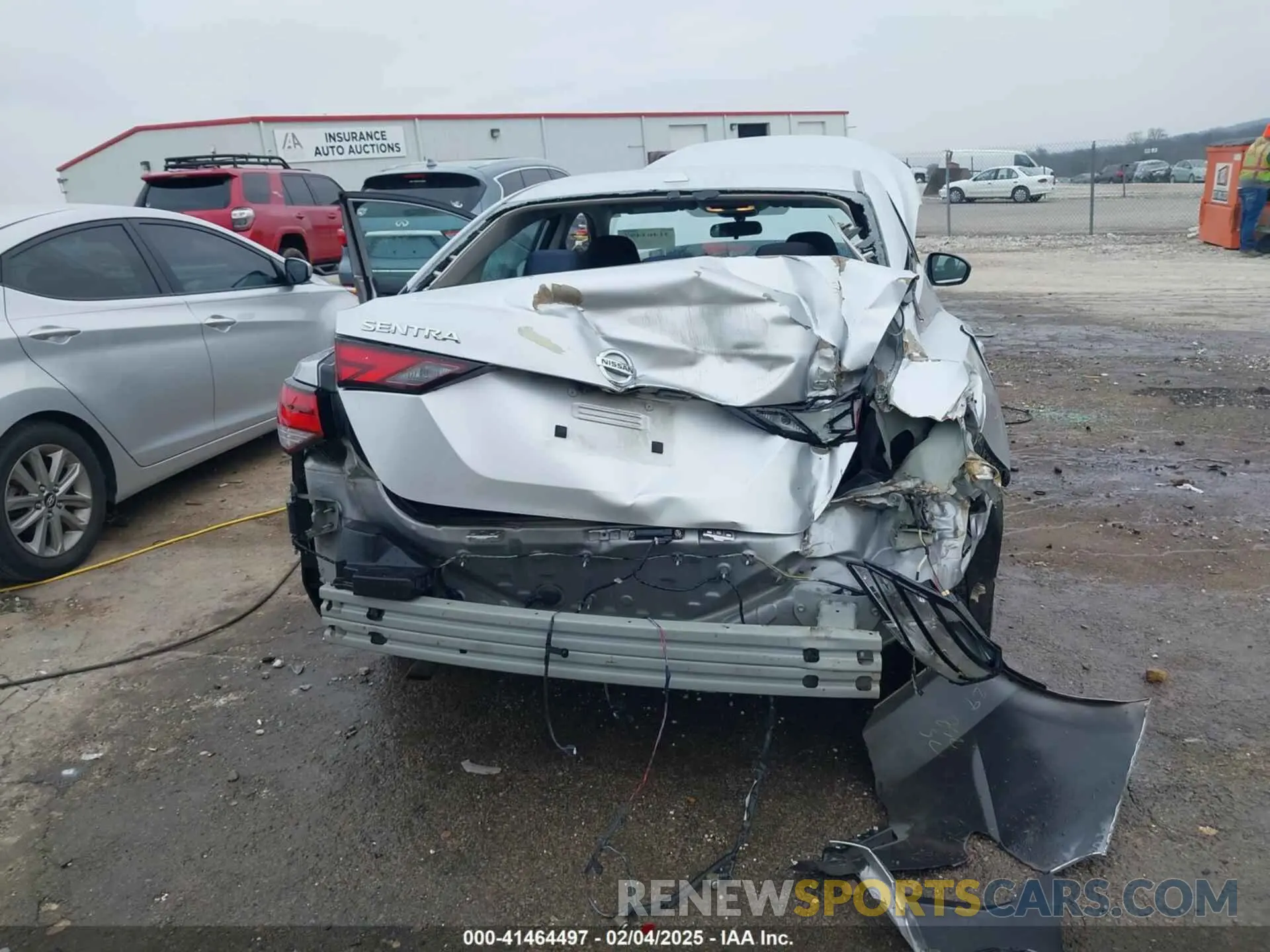 6 fotografías del automóvil dañado 3N1AB8CV4NY265427 NISSAN SENTRA 2022