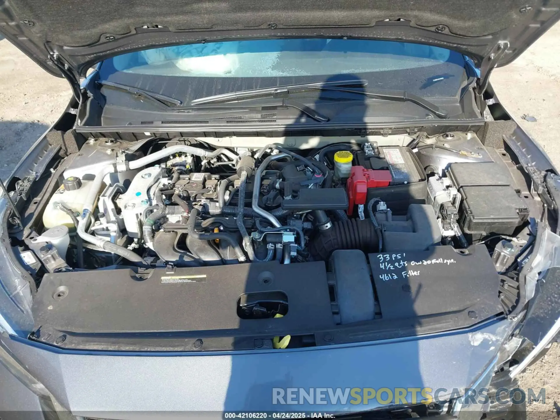 10 fotografías del automóvil dañado 3N1AB8CV4NY268232 NISSAN SENTRA 2022