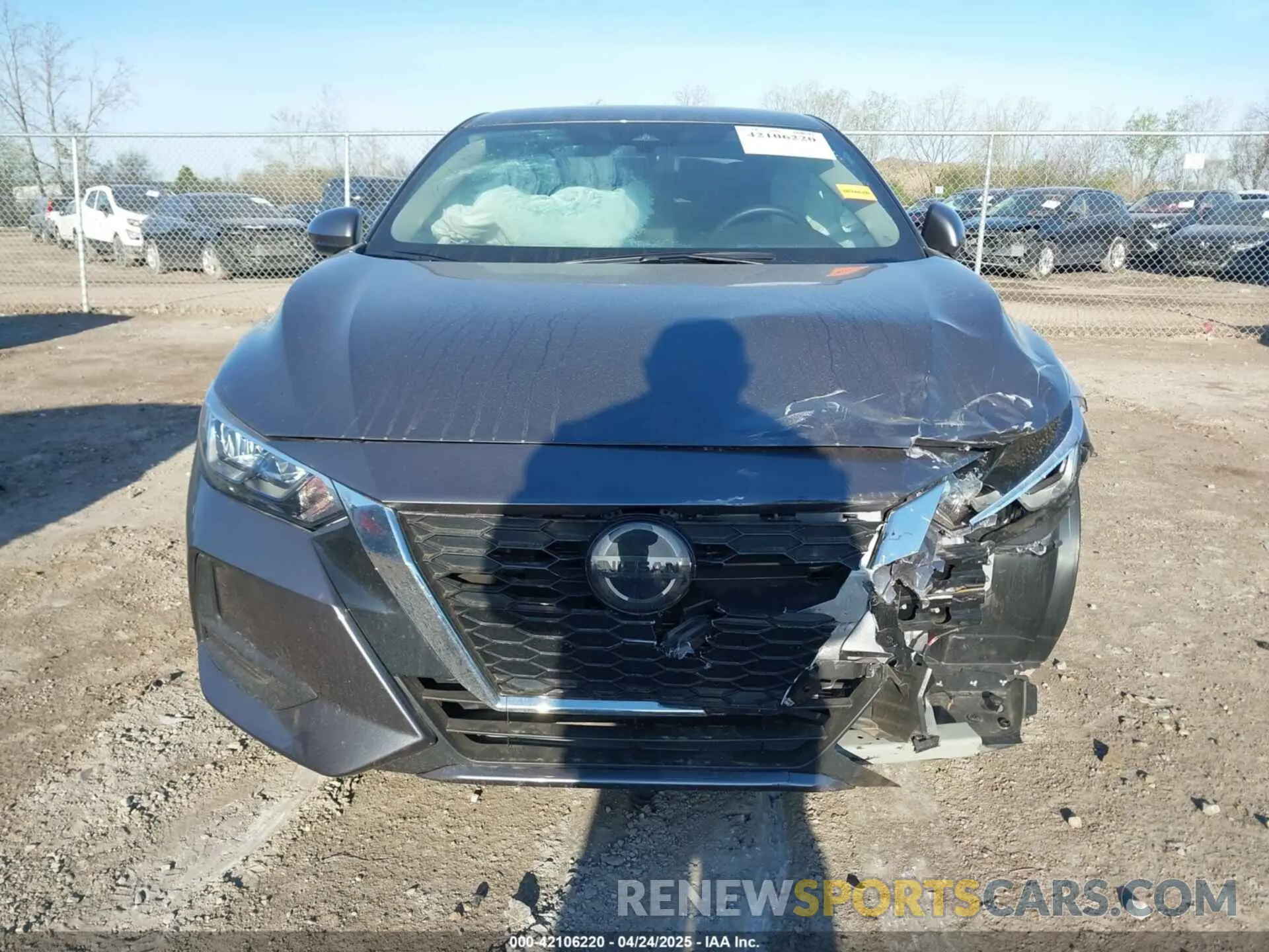 13 fotografías del automóvil dañado 3N1AB8CV4NY268232 NISSAN SENTRA 2022