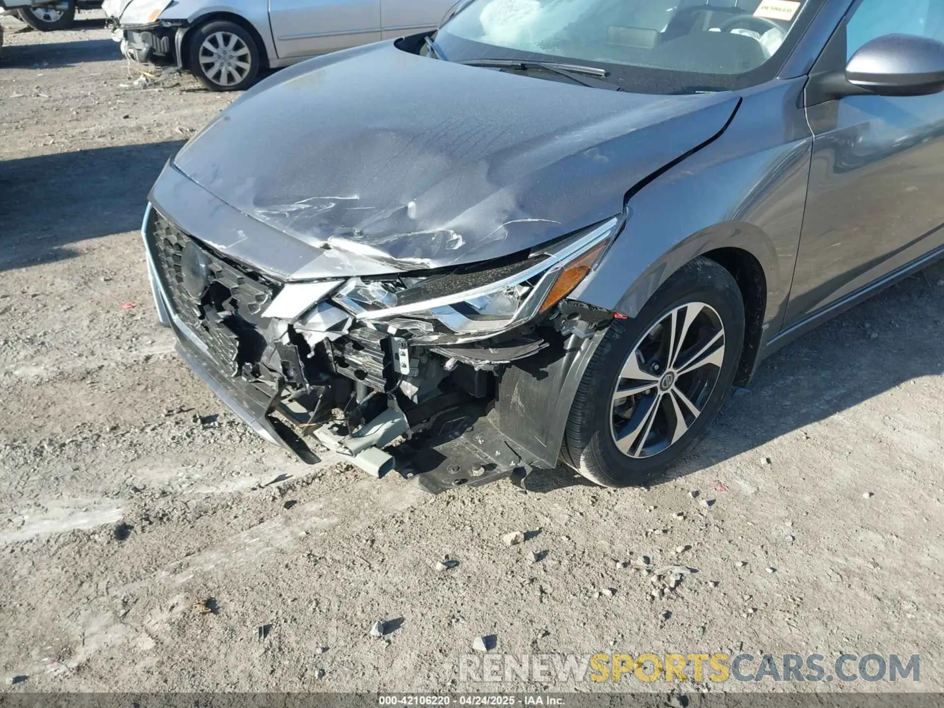 6 fotografías del automóvil dañado 3N1AB8CV4NY268232 NISSAN SENTRA 2022