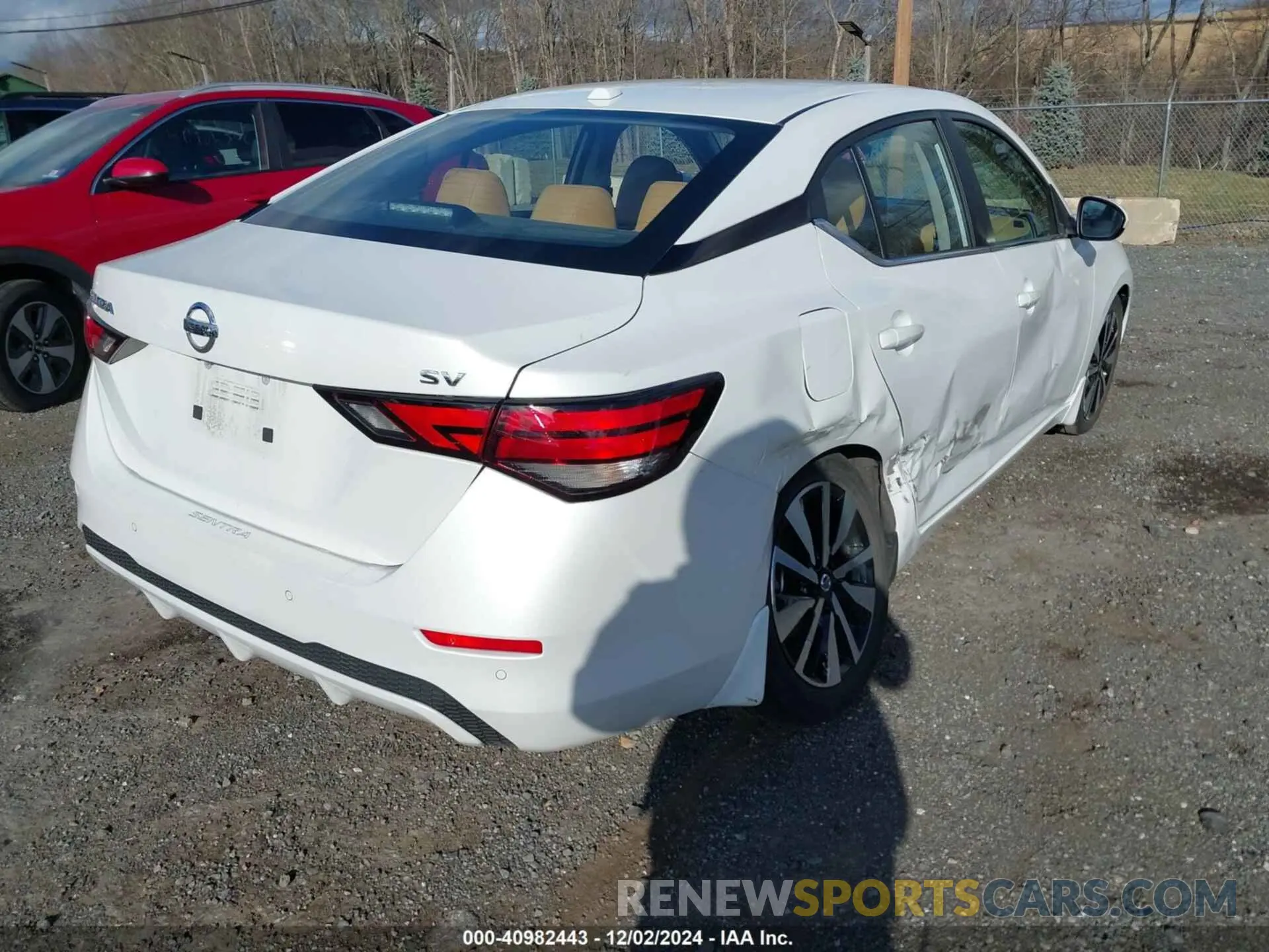 4 fotografías del automóvil dañado 3N1AB8CV4NY288335 NISSAN SENTRA 2022