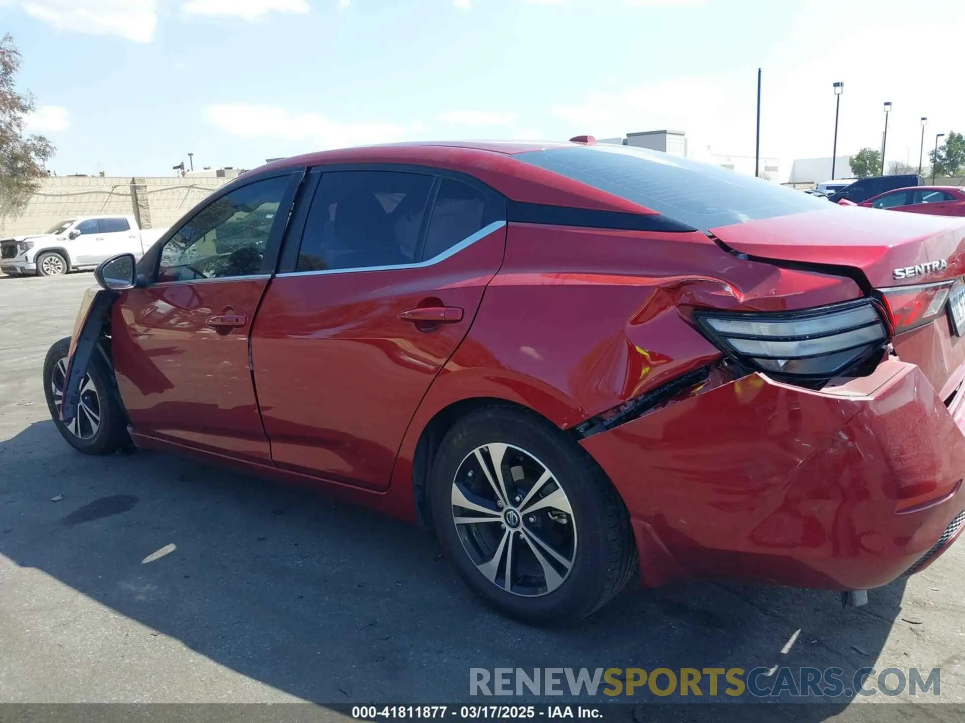 14 fotografías del automóvil dañado 3N1AB8CV4NY294684 NISSAN SENTRA 2022