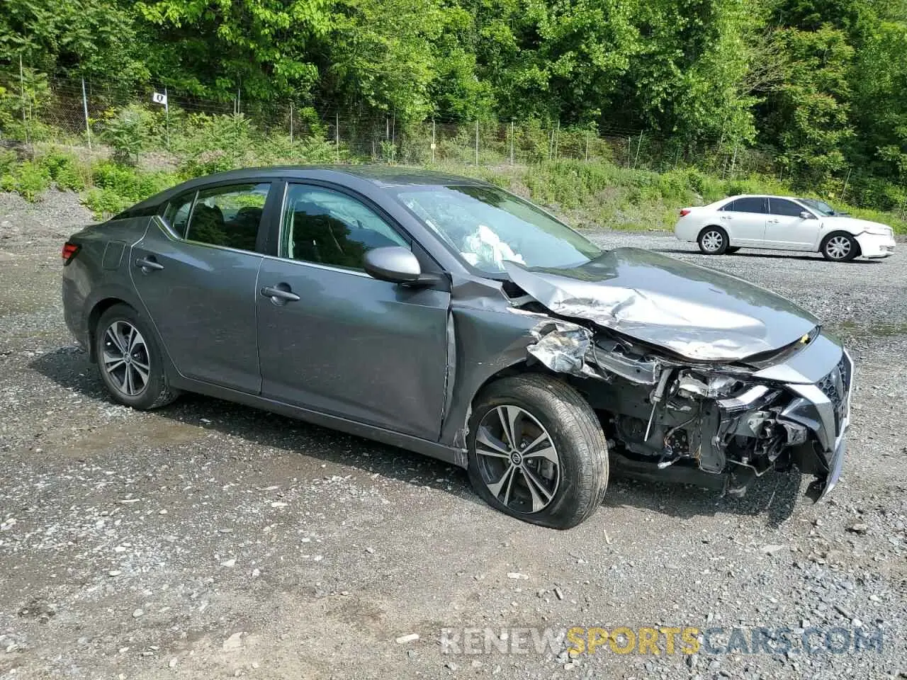 4 fotografías del automóvil dañado 3N1AB8CV4NY294698 NISSAN SENTRA 2022