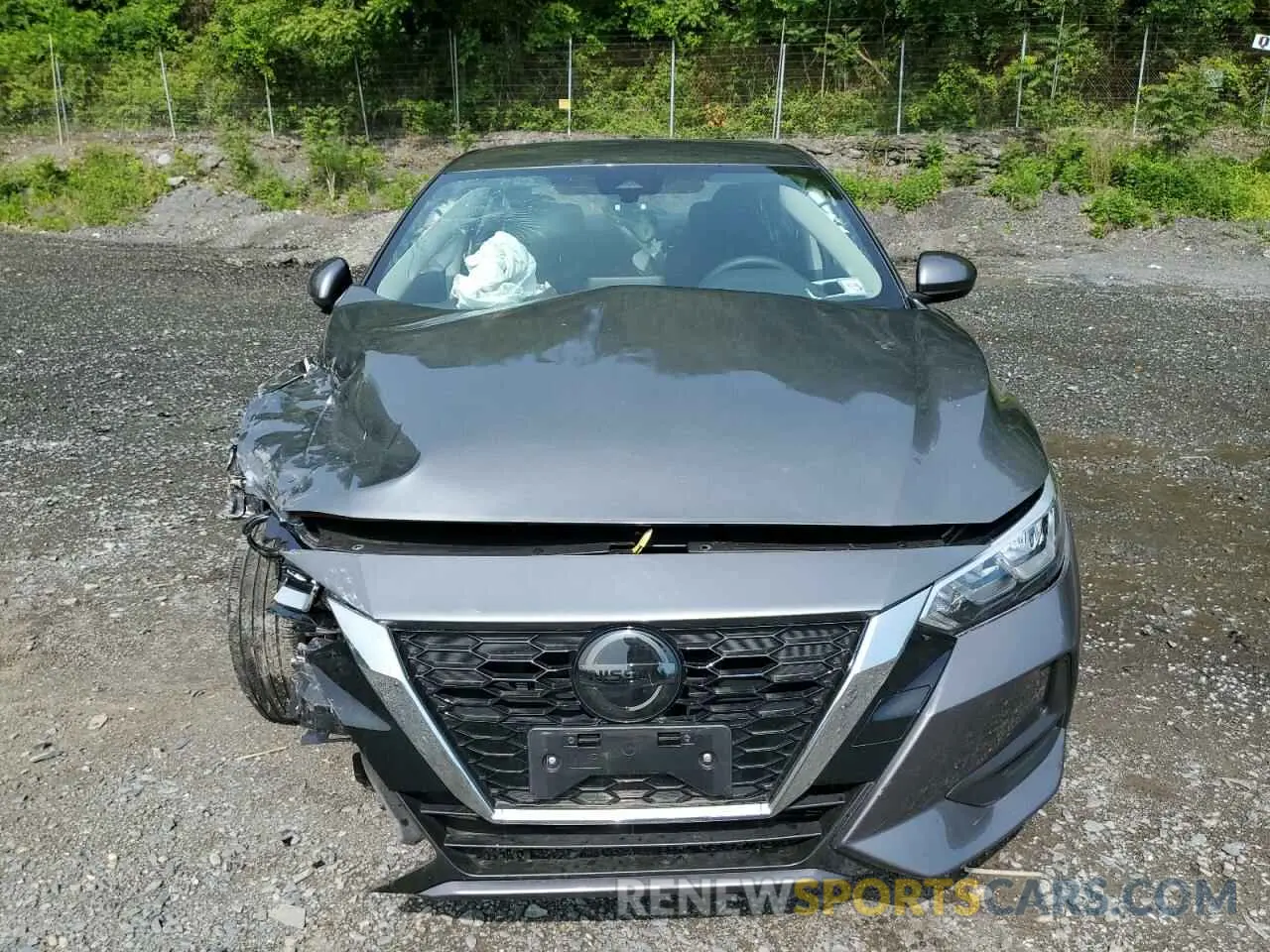 5 fotografías del automóvil dañado 3N1AB8CV4NY294698 NISSAN SENTRA 2022