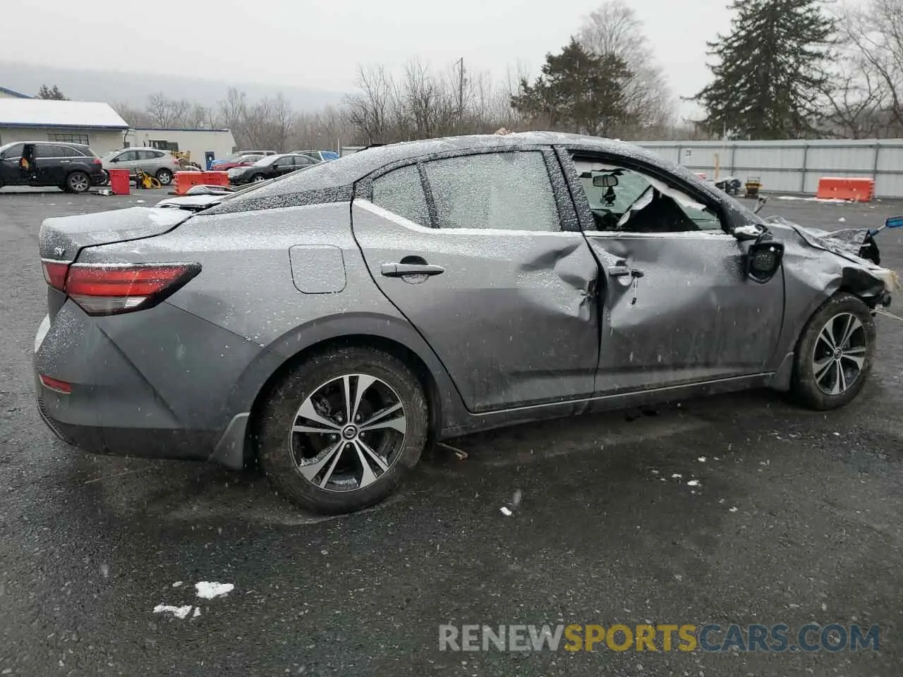3 fotografías del automóvil dañado 3N1AB8CV4NY297438 NISSAN SENTRA 2022
