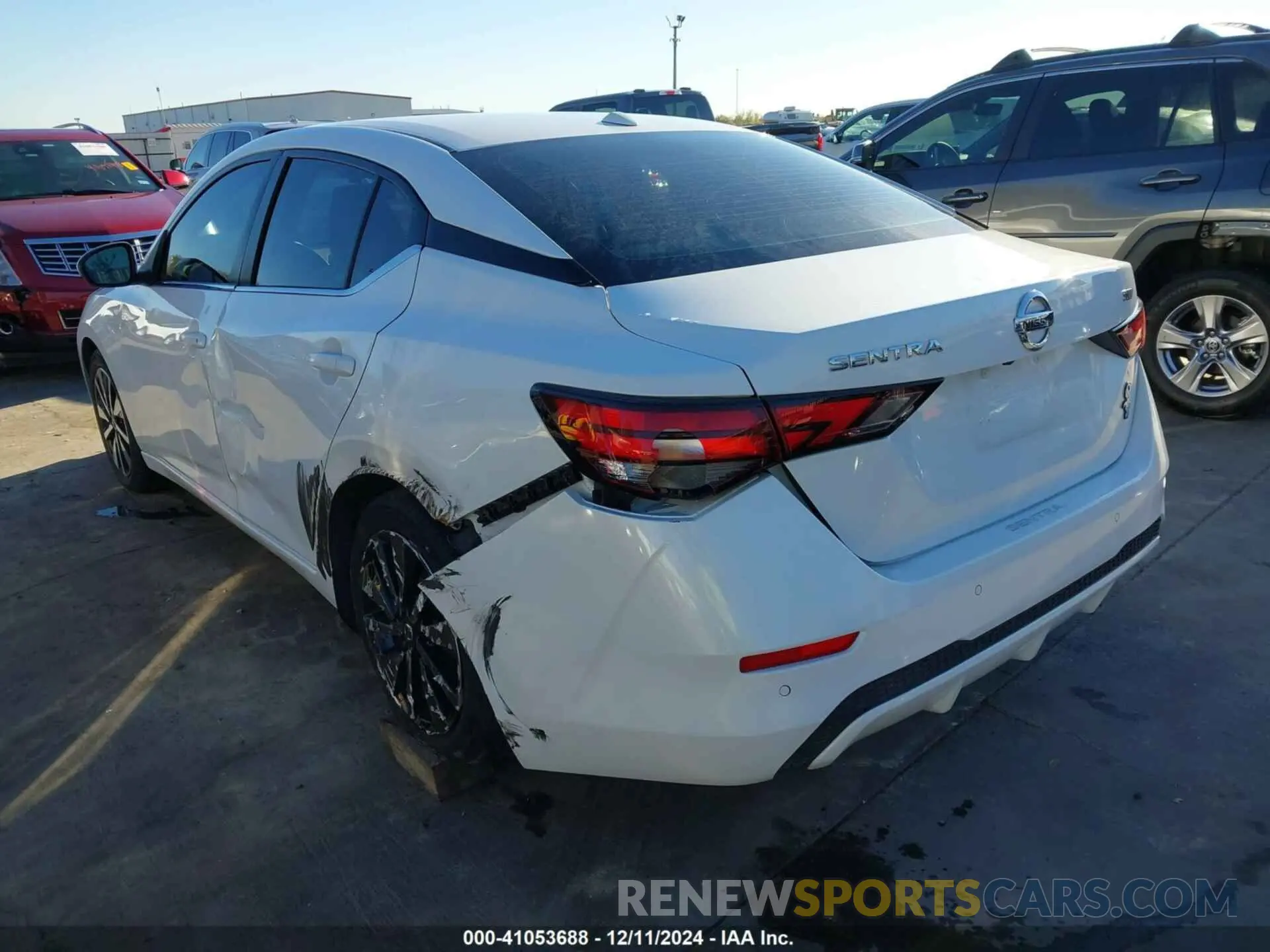3 fotografías del automóvil dañado 3N1AB8CV4NY301276 NISSAN SENTRA 2022
