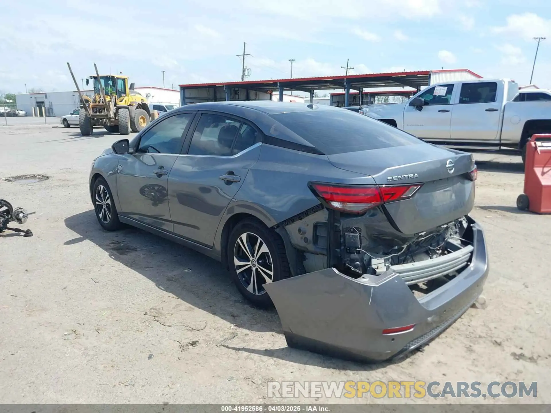 3 fotografías del automóvil dañado 3N1AB8CV4NY320703 NISSAN SENTRA 2022