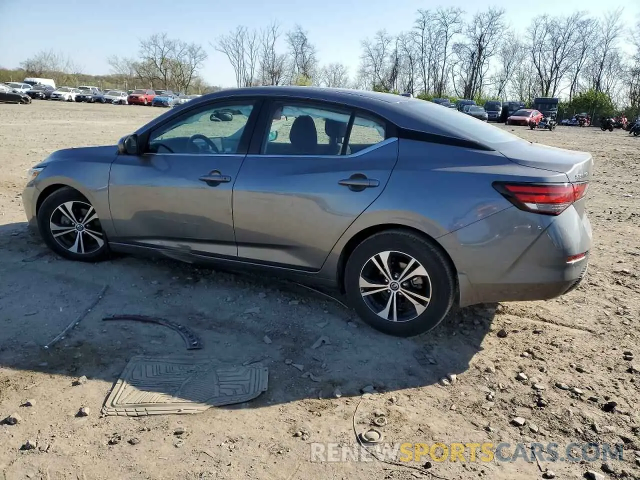 2 fotografías del automóvil dañado 3N1AB8CV5NY233389 NISSAN SENTRA 2022