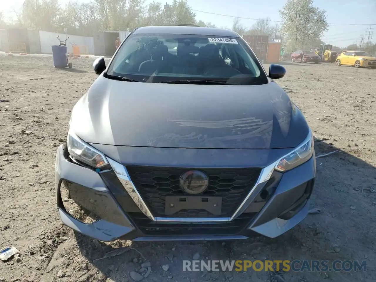 5 fotografías del automóvil dañado 3N1AB8CV5NY233389 NISSAN SENTRA 2022