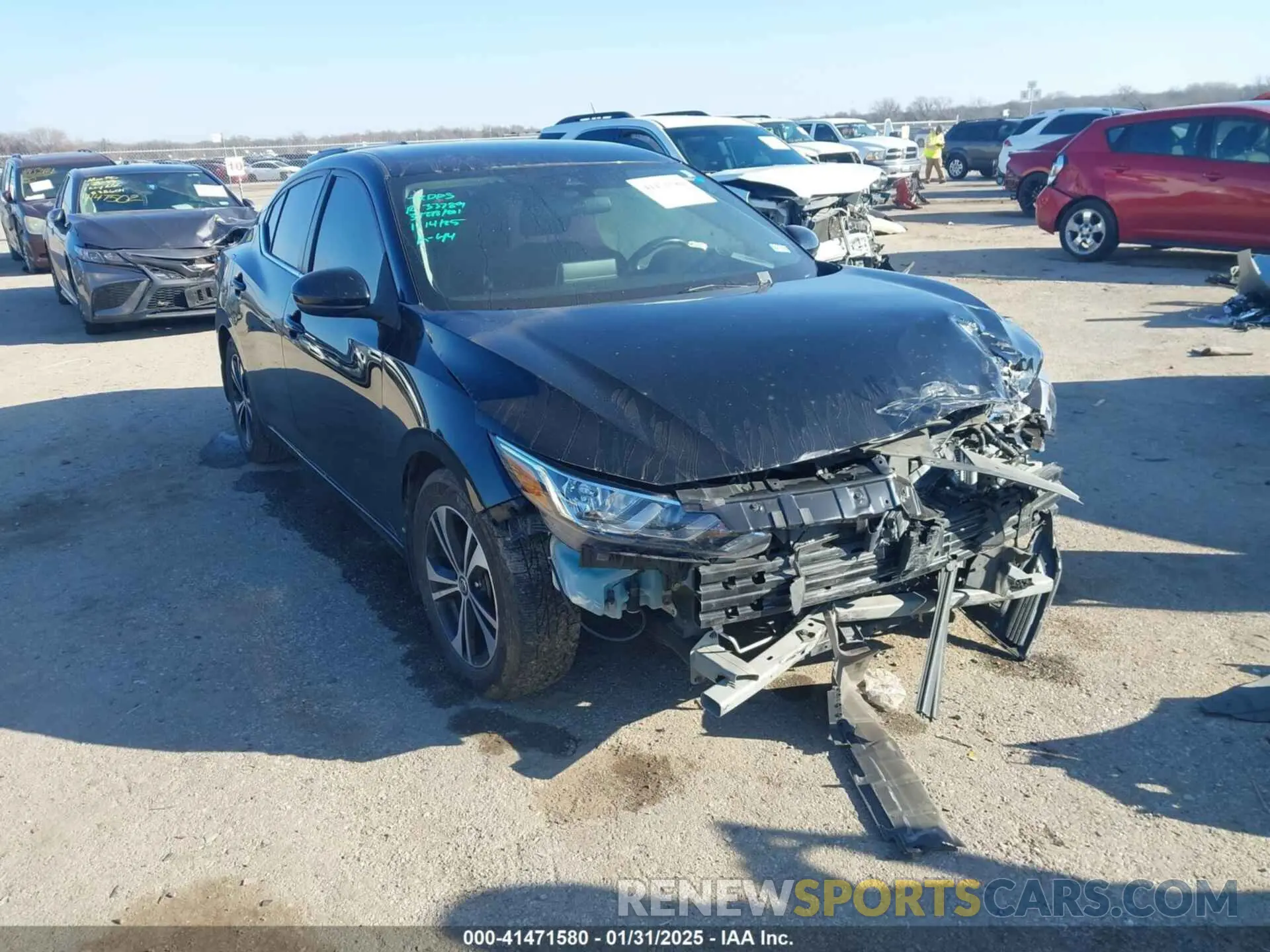 1 fotografías del automóvil dañado 3N1AB8CV5NY236213 NISSAN SENTRA 2022