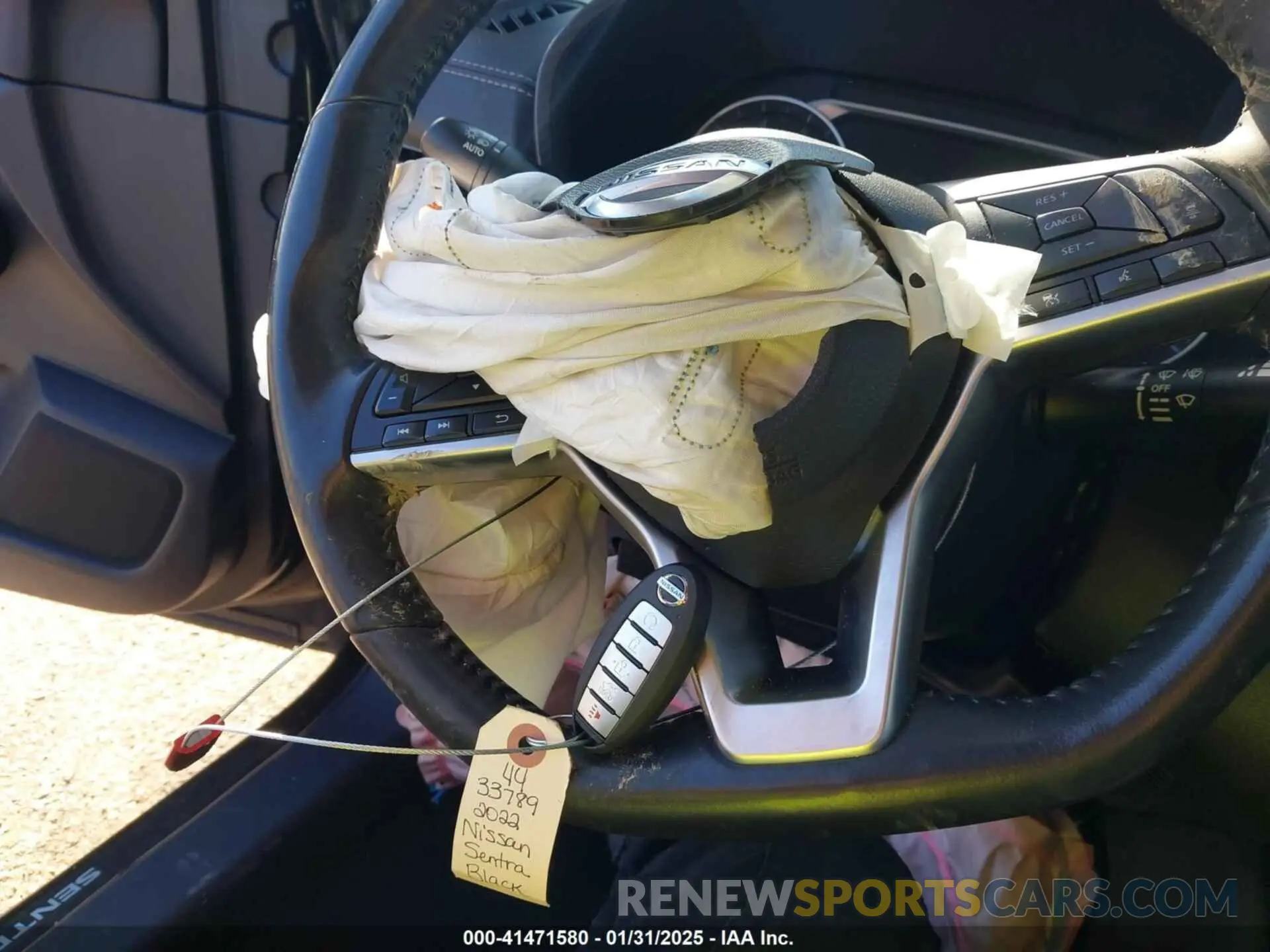 11 fotografías del automóvil dañado 3N1AB8CV5NY236213 NISSAN SENTRA 2022