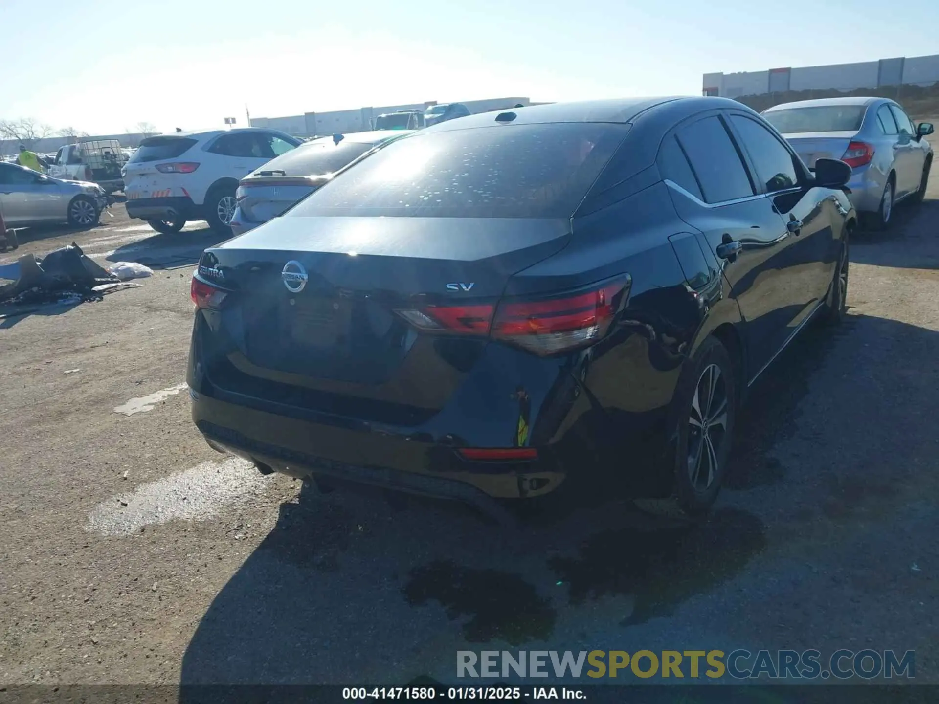 4 fotografías del automóvil dañado 3N1AB8CV5NY236213 NISSAN SENTRA 2022
