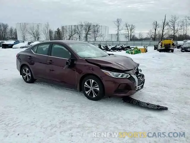 14 fotografías del automóvil dañado 3N1AB8CV5NY236986 NISSAN SENTRA 2022