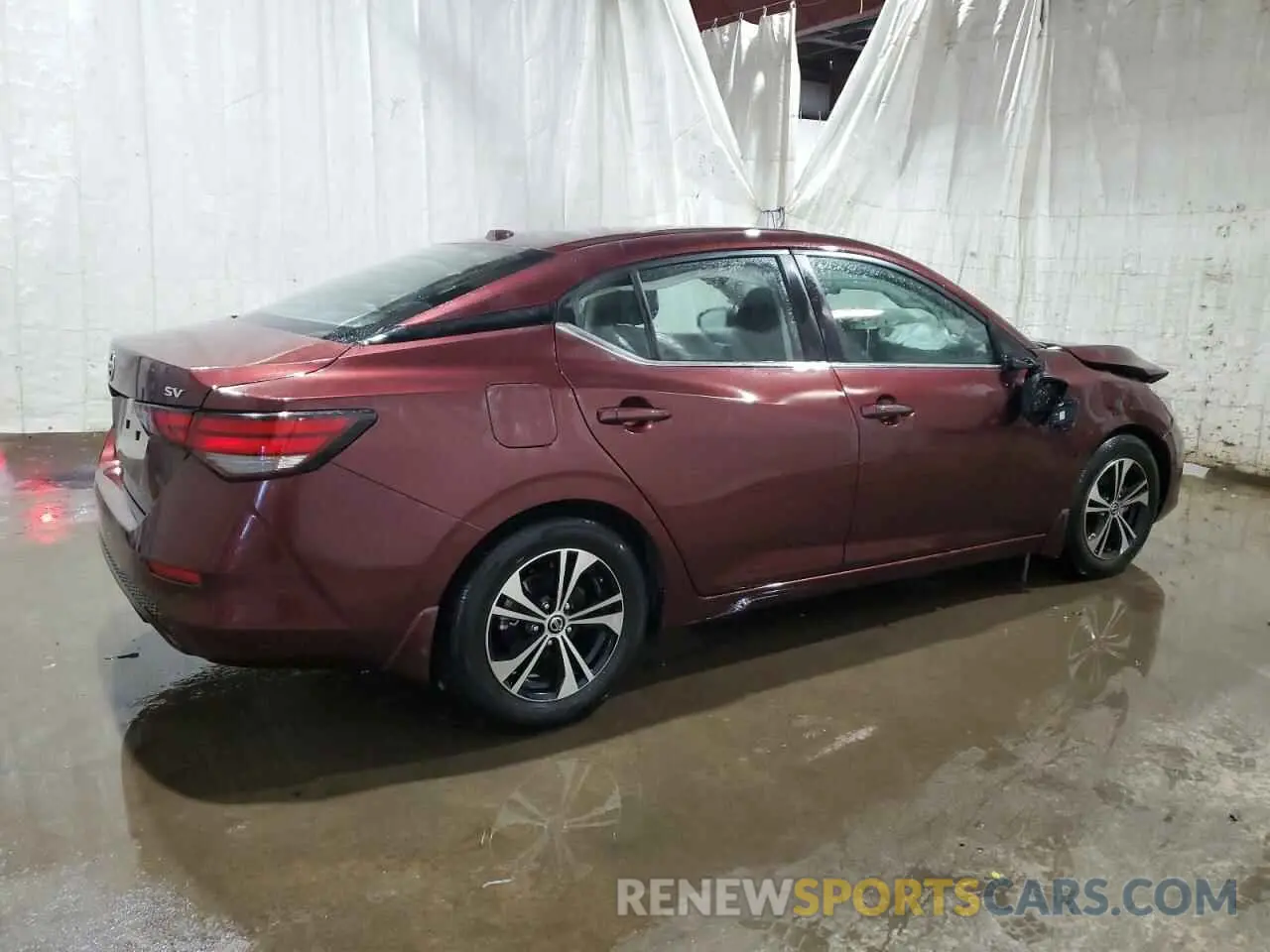 3 fotografías del automóvil dañado 3N1AB8CV5NY236986 NISSAN SENTRA 2022
