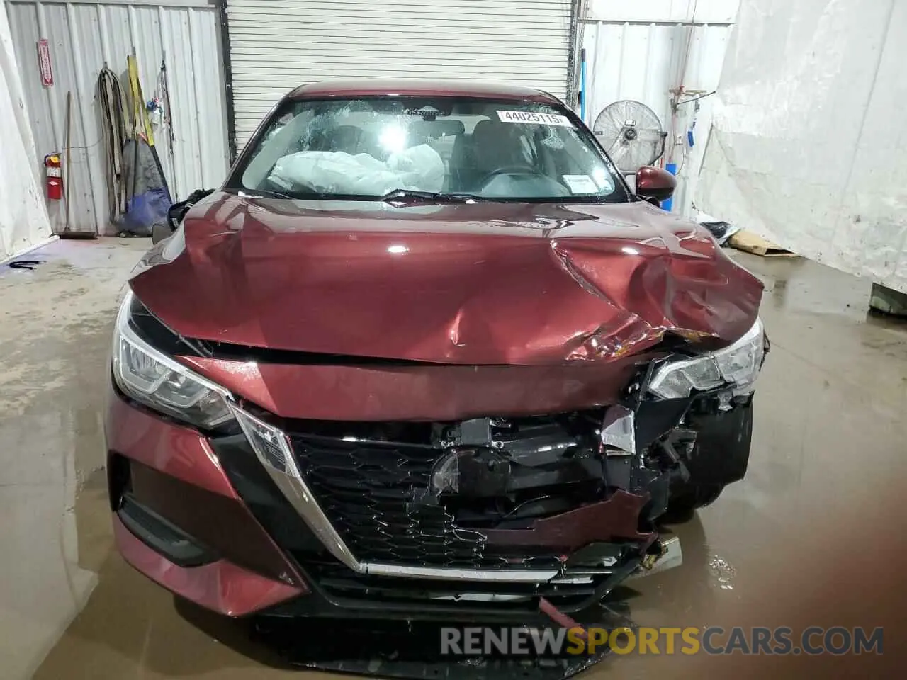 5 fotografías del automóvil dañado 3N1AB8CV5NY236986 NISSAN SENTRA 2022