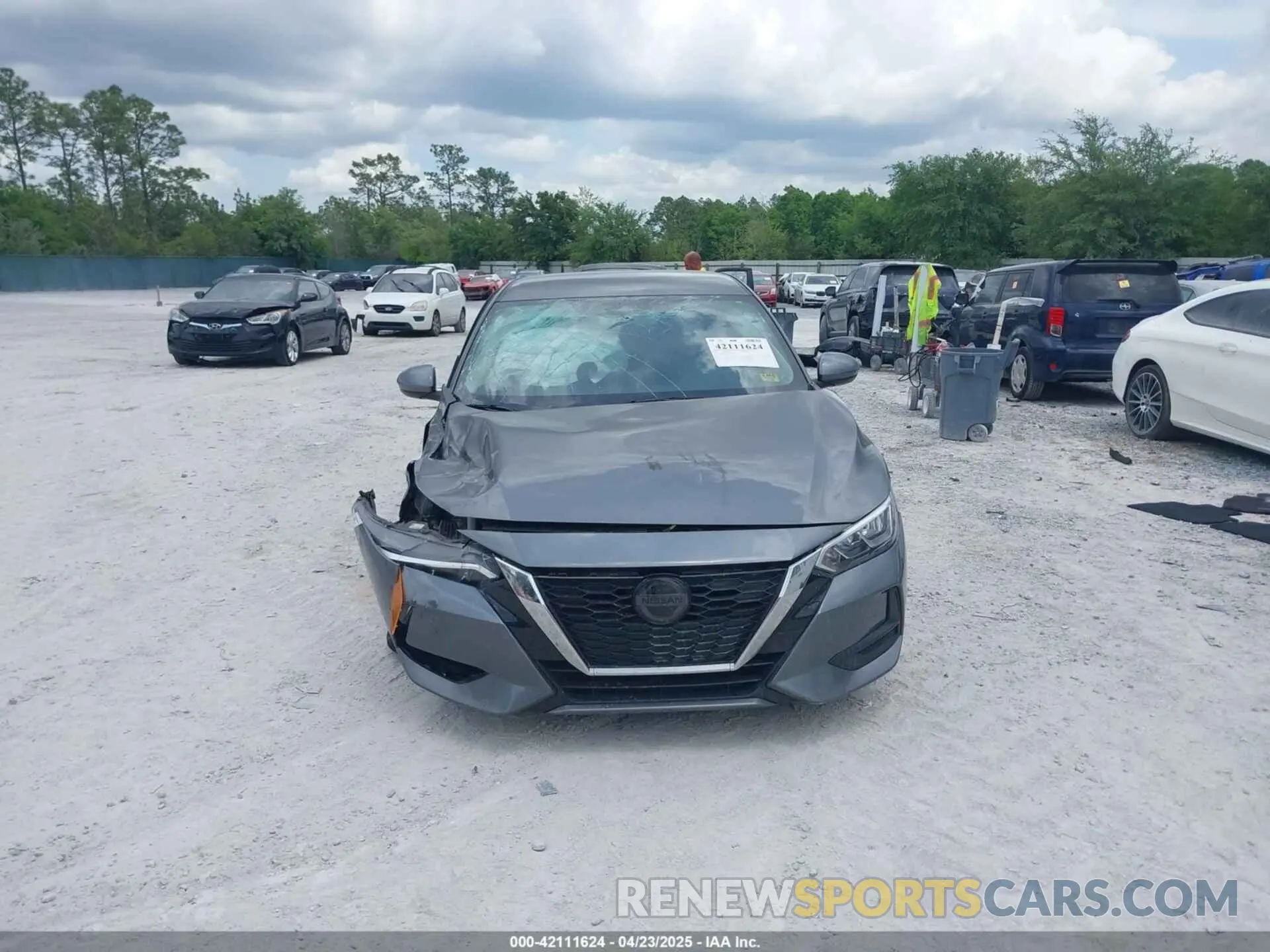 12 fotografías del automóvil dañado 3N1AB8CV5NY246109 NISSAN SENTRA 2022