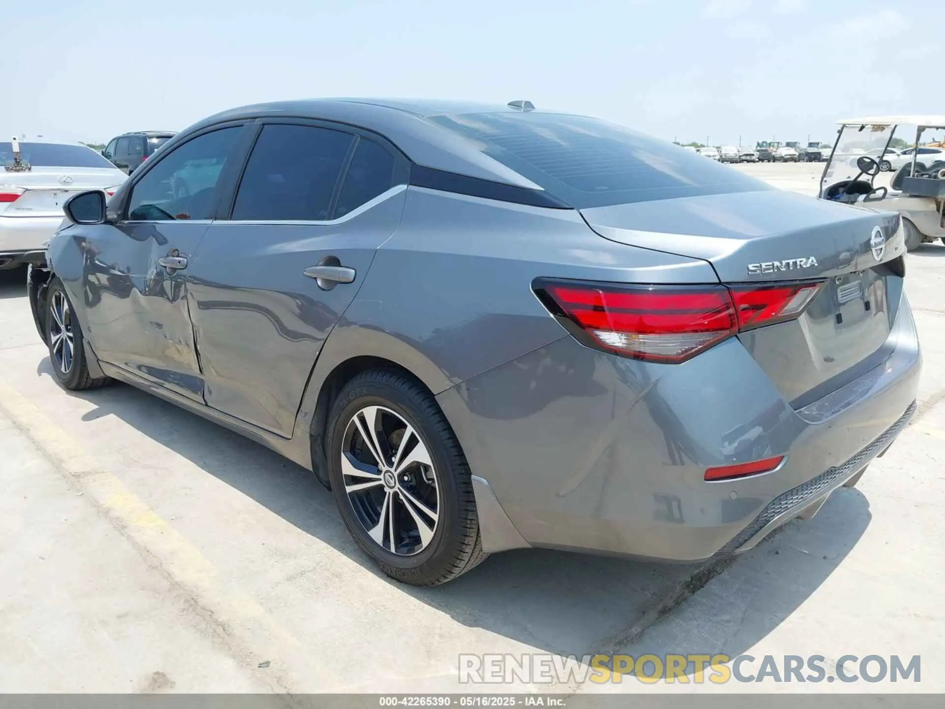3 fotografías del automóvil dañado 3N1AB8CV5NY249530 NISSAN SENTRA 2022