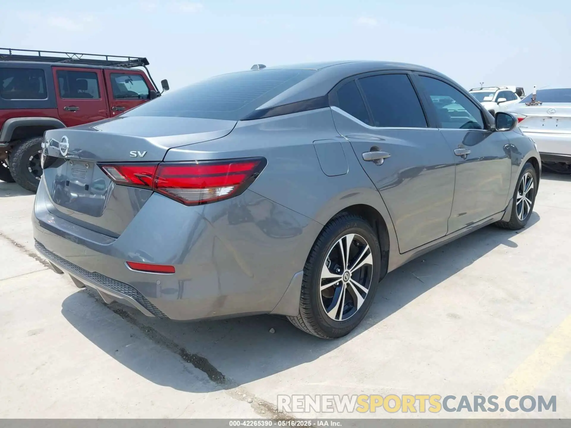 4 fotografías del automóvil dañado 3N1AB8CV5NY249530 NISSAN SENTRA 2022