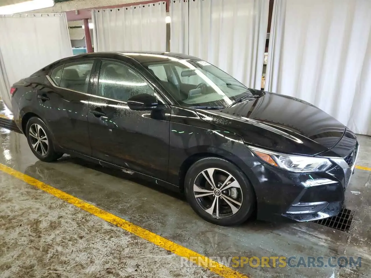 4 fotografías del automóvil dañado 3N1AB8CV5NY255392 NISSAN SENTRA 2022