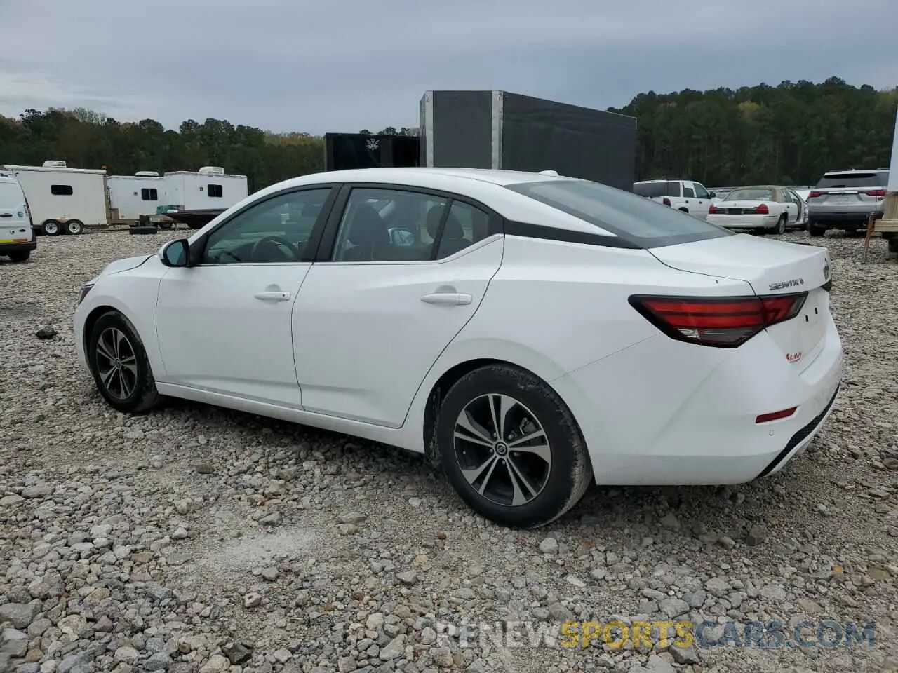 2 fotografías del automóvil dañado 3N1AB8CV5NY261001 NISSAN SENTRA 2022