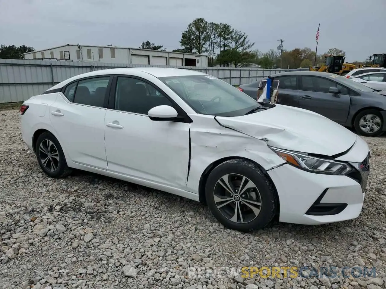 4 fotografías del automóvil dañado 3N1AB8CV5NY261001 NISSAN SENTRA 2022