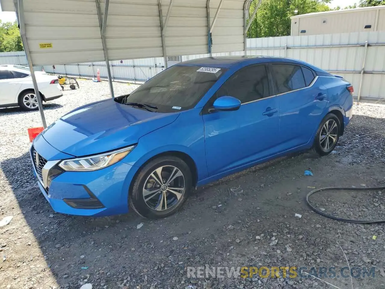 1 fotografías del automóvil dañado 3N1AB8CV5NY272452 NISSAN SENTRA 2022