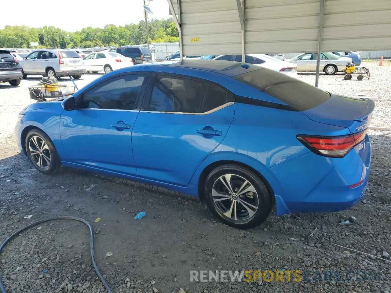 2 fotografías del automóvil dañado 3N1AB8CV5NY272452 NISSAN SENTRA 2022