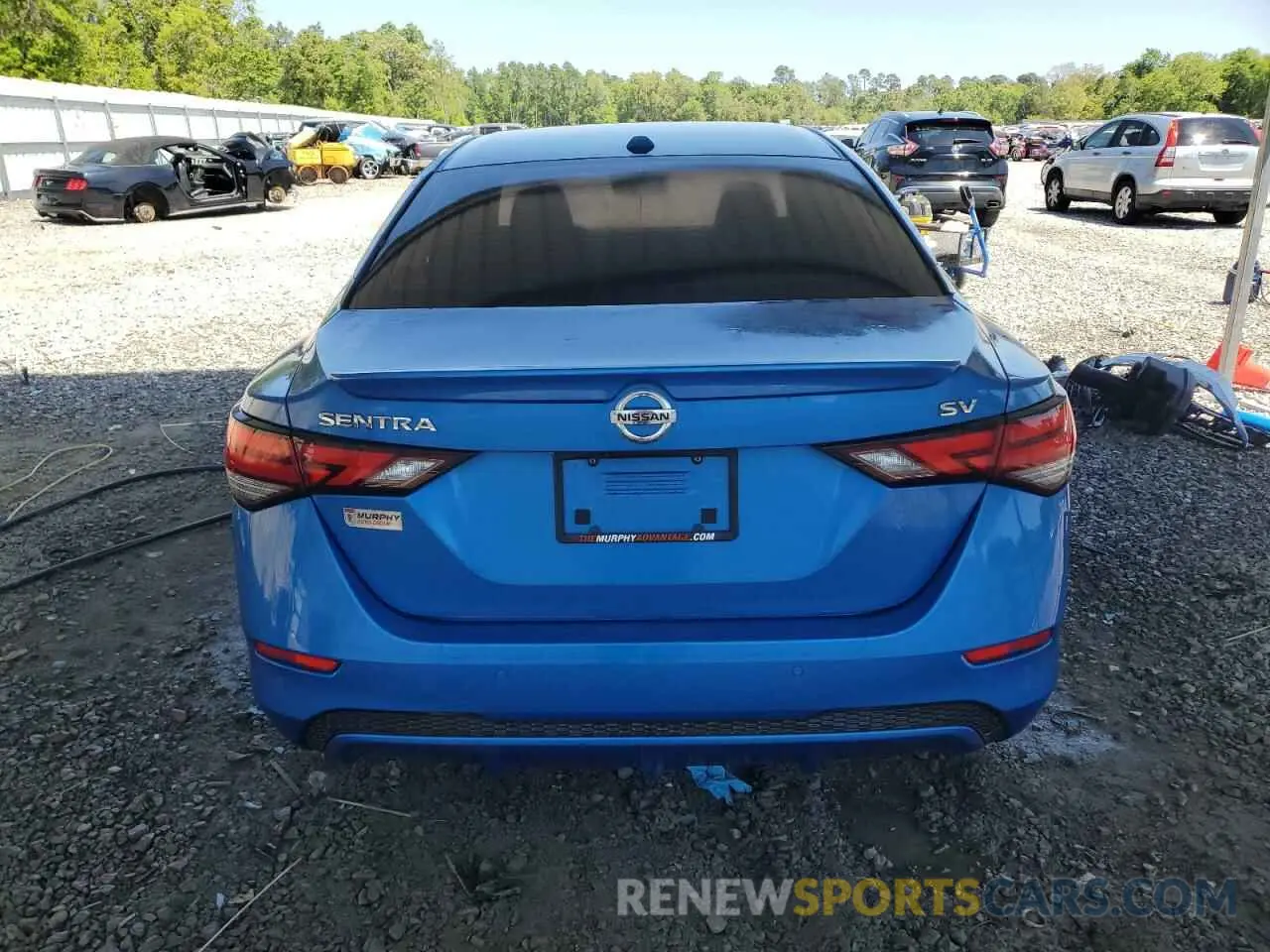 6 fotografías del automóvil dañado 3N1AB8CV5NY272452 NISSAN SENTRA 2022