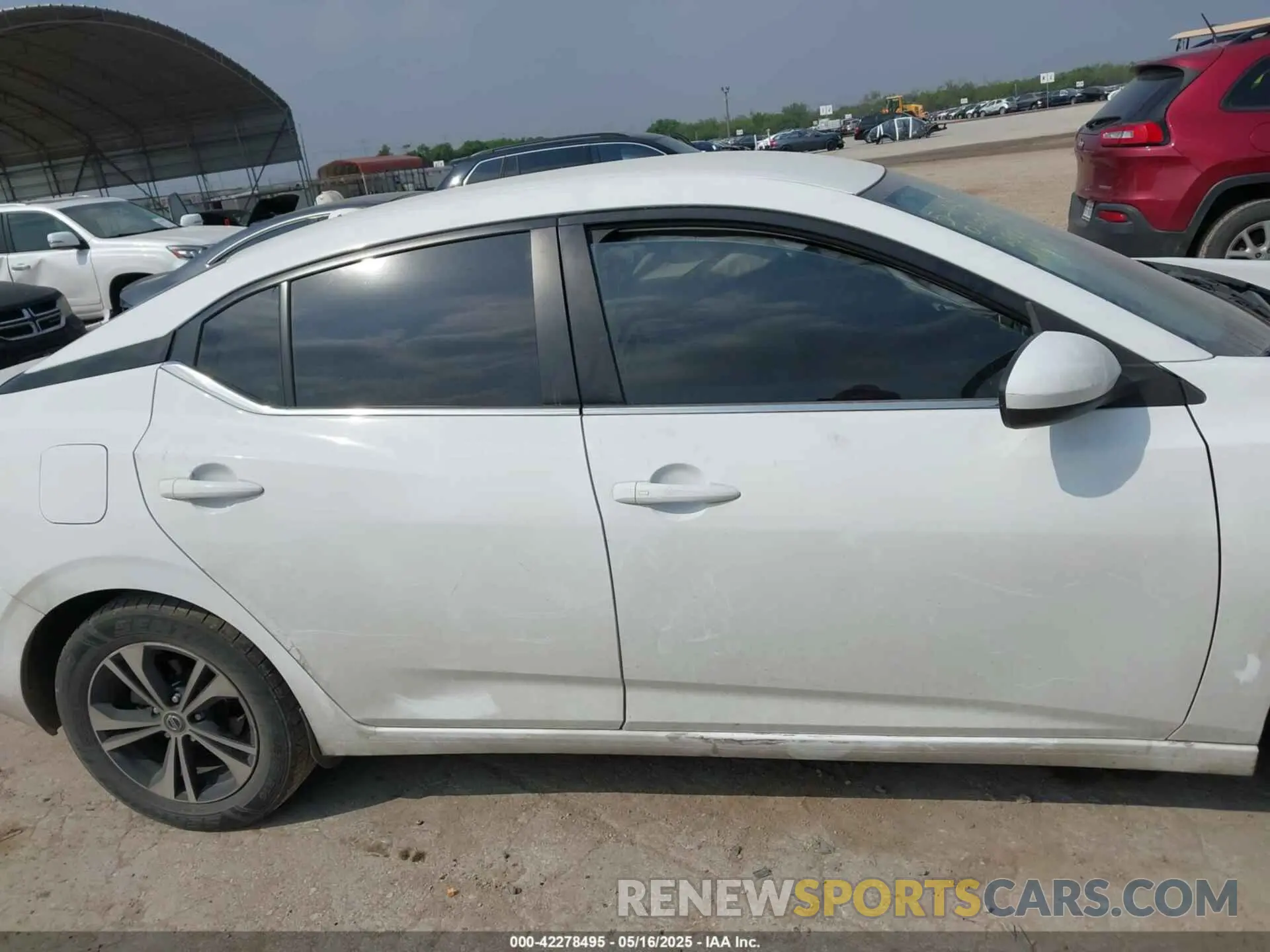 13 fotografías del automóvil dañado 3N1AB8CV5NY286139 NISSAN SENTRA 2022