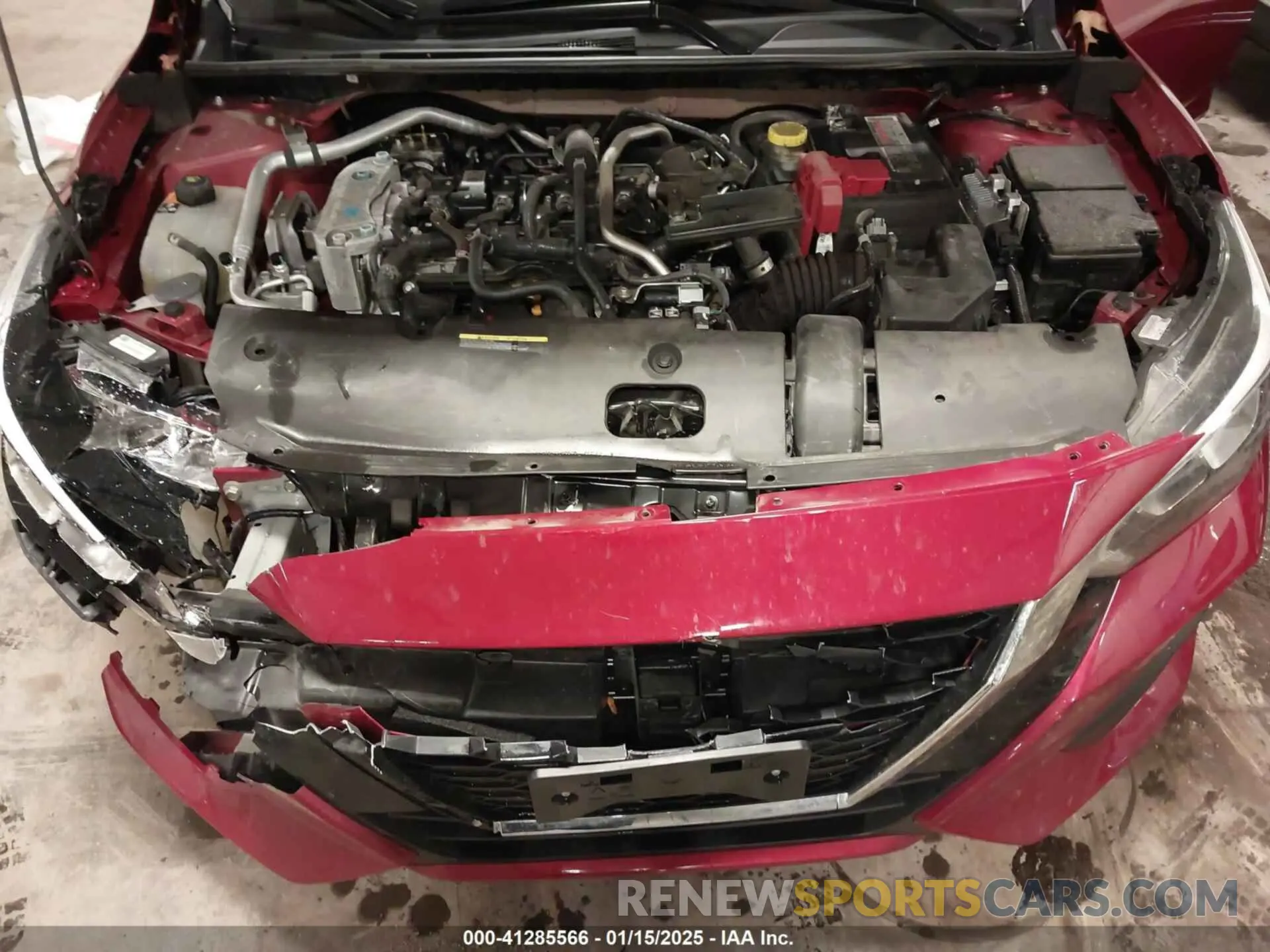 10 fotografías del automóvil dañado 3N1AB8CV5NY286366 NISSAN SENTRA 2022