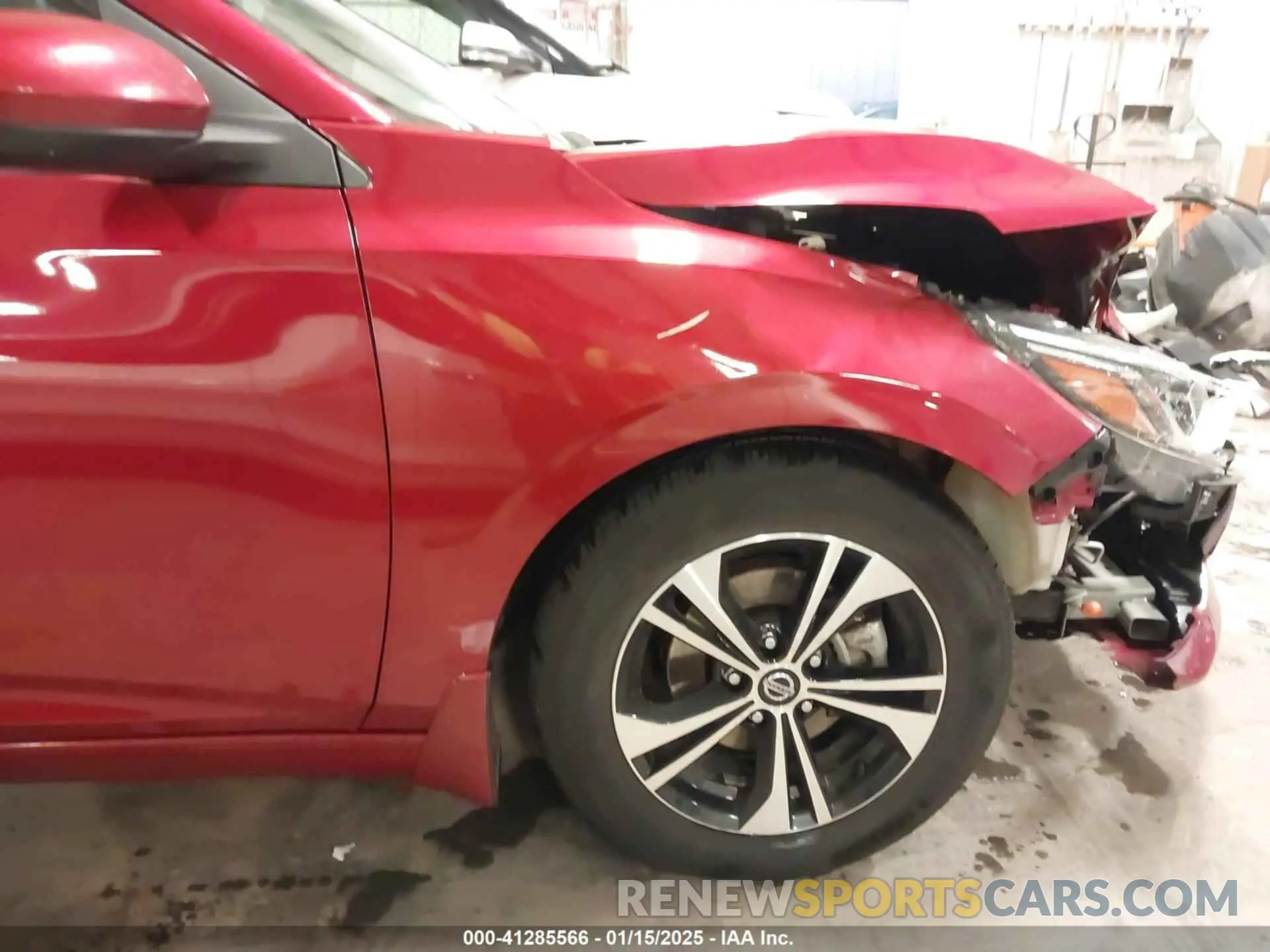17 fotografías del automóvil dañado 3N1AB8CV5NY286366 NISSAN SENTRA 2022