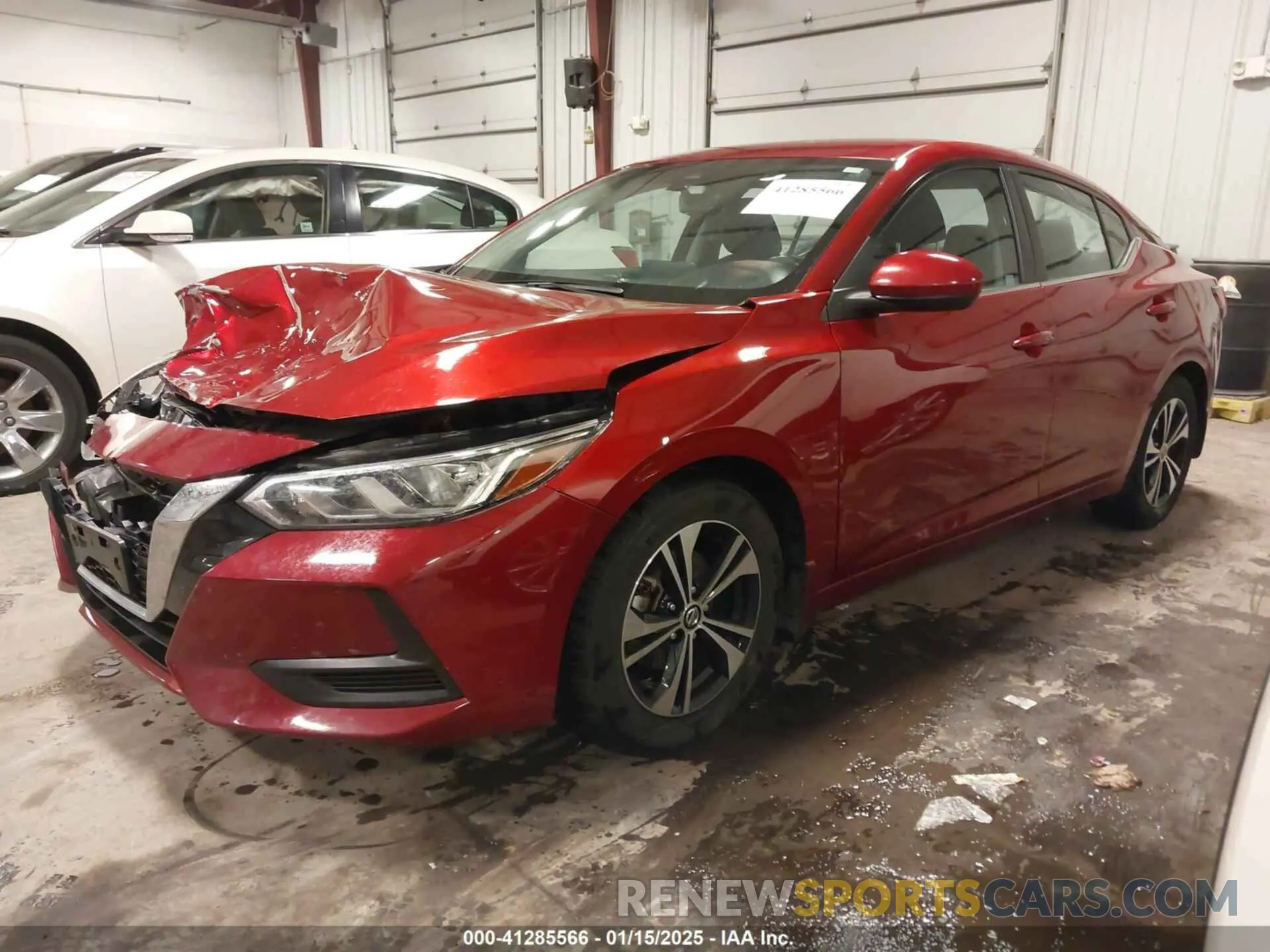 2 fotografías del automóvil dañado 3N1AB8CV5NY286366 NISSAN SENTRA 2022