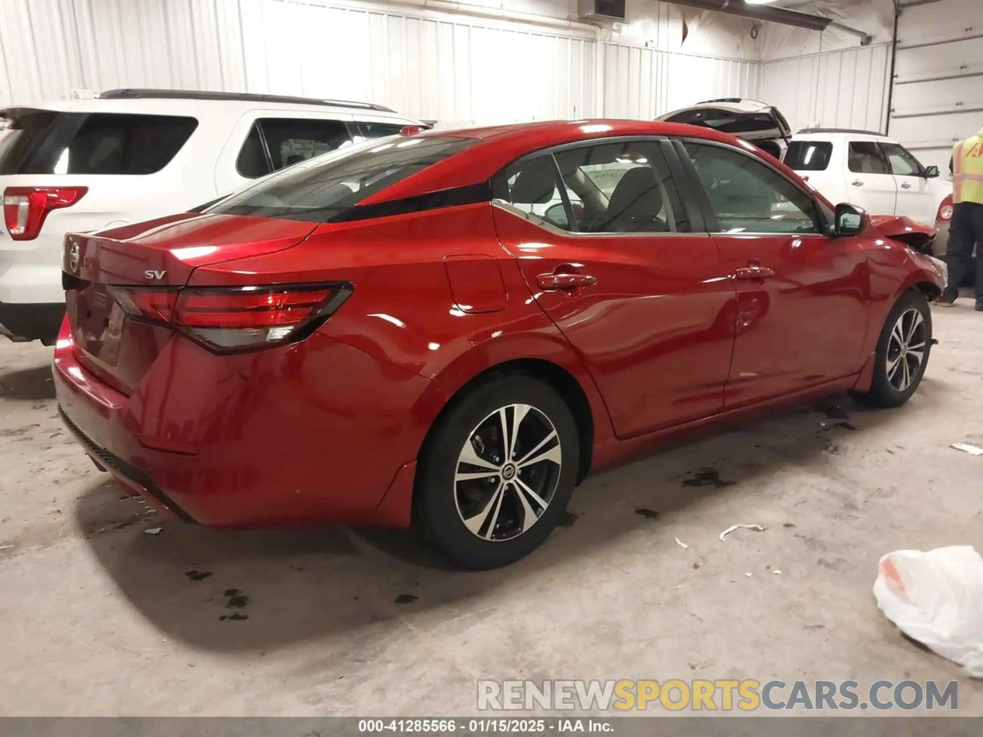 4 fotografías del automóvil dañado 3N1AB8CV5NY286366 NISSAN SENTRA 2022