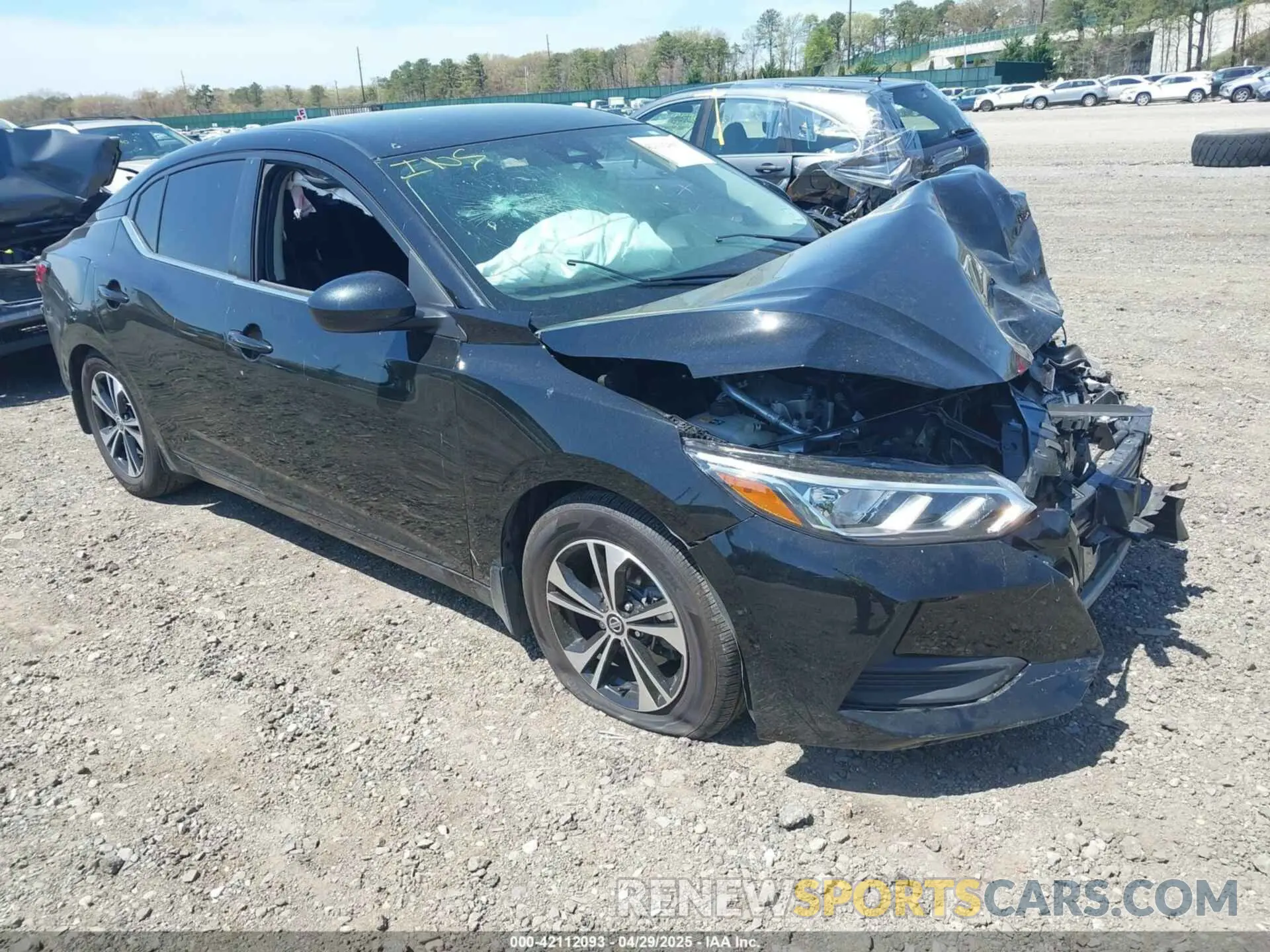 1 fotografías del automóvil dañado 3N1AB8CV5NY287226 NISSAN SENTRA 2022