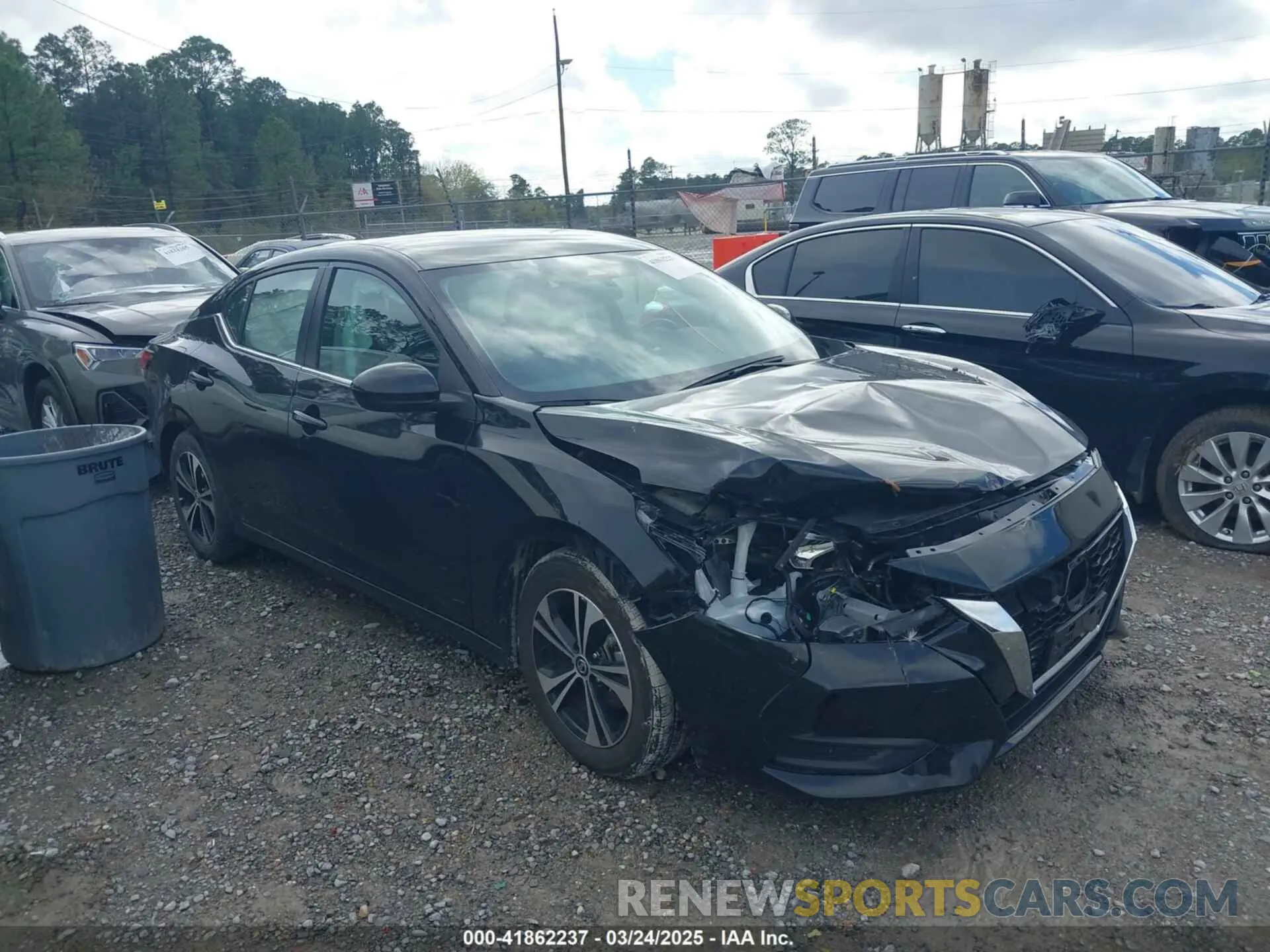 1 fotografías del automóvil dañado 3N1AB8CV5NY291339 NISSAN SENTRA 2022