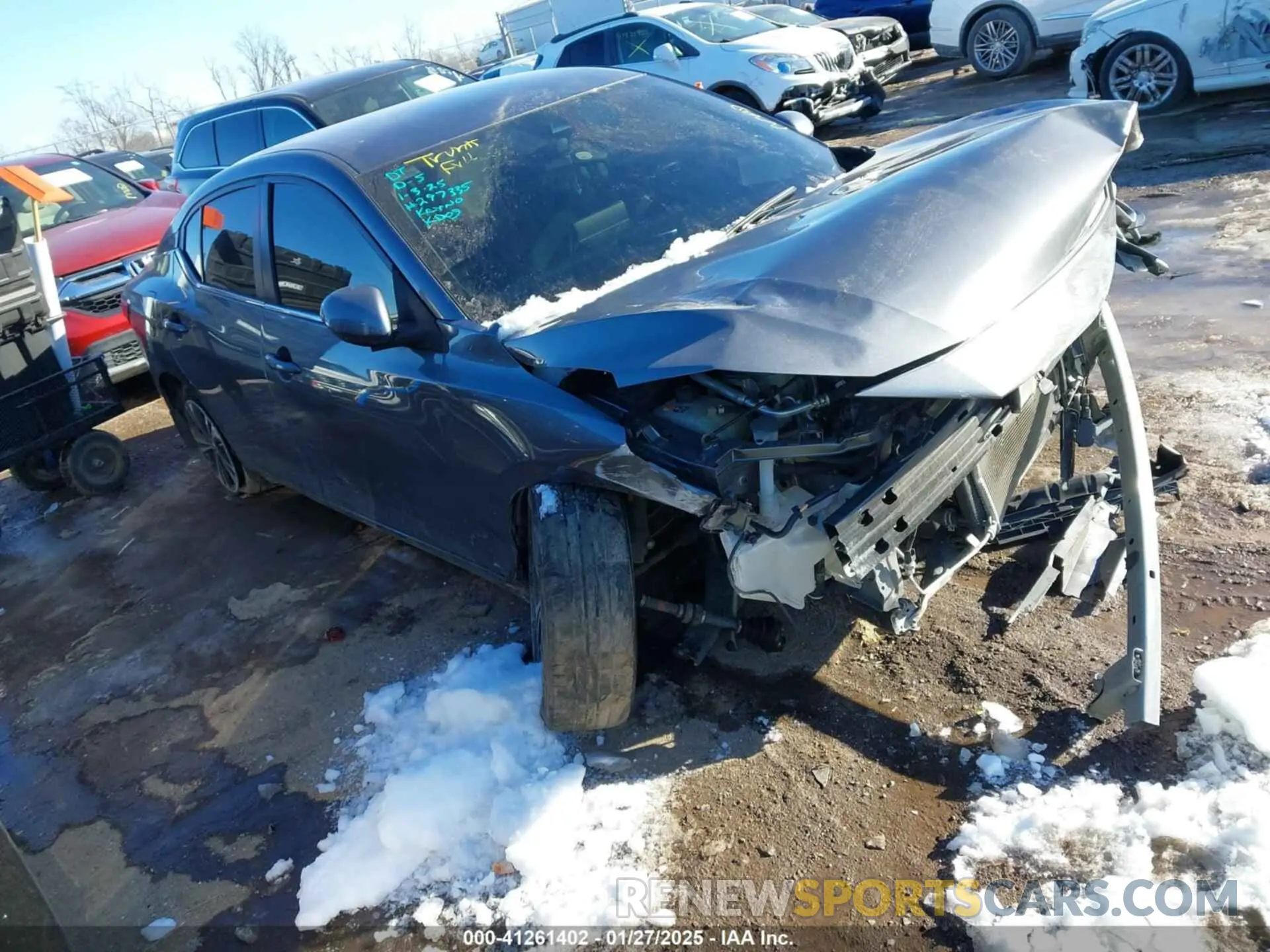 1 fotografías del automóvil dañado 3N1AB8CV5NY297335 NISSAN SENTRA 2022