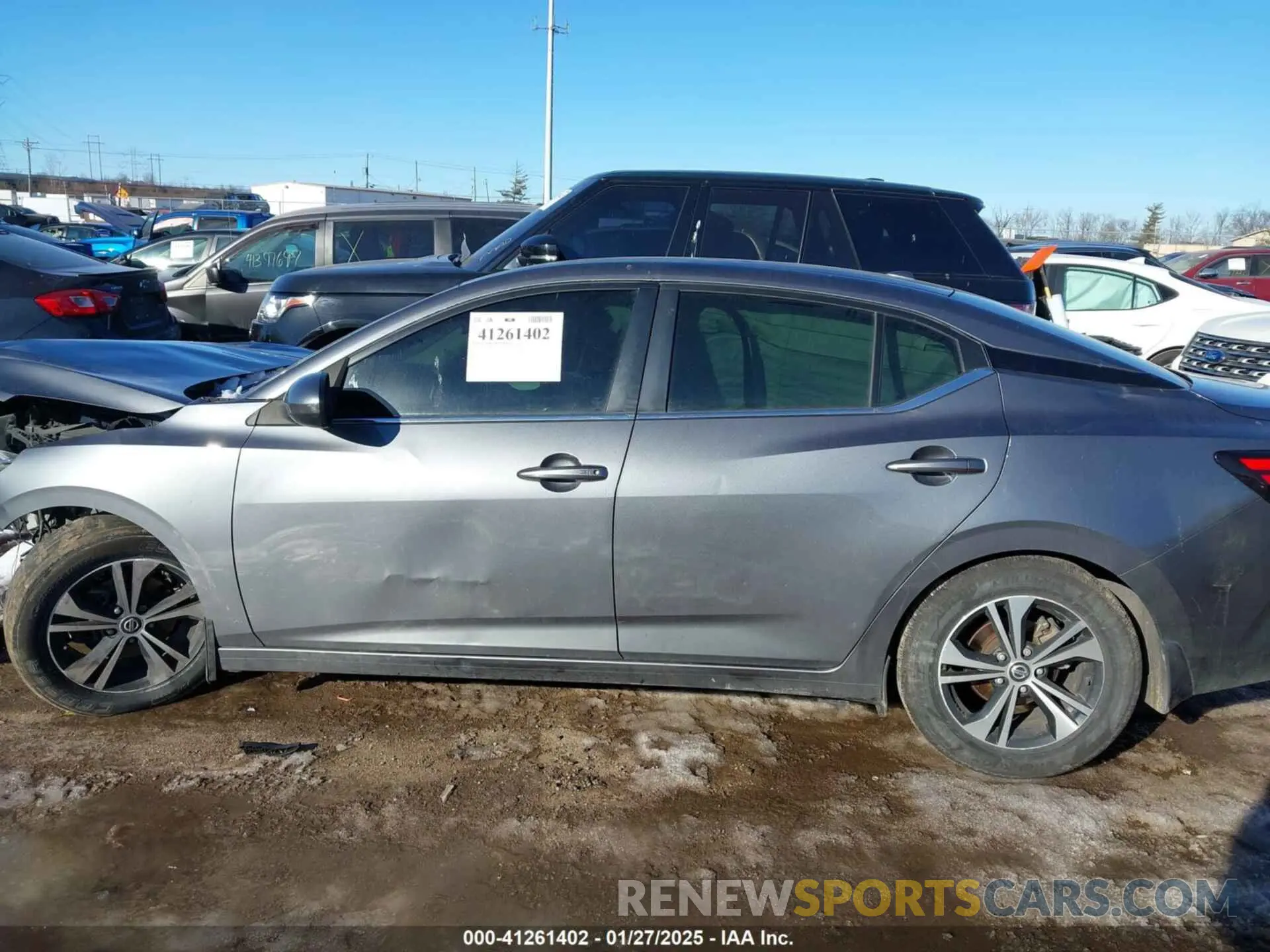 14 fotografías del automóvil dañado 3N1AB8CV5NY297335 NISSAN SENTRA 2022