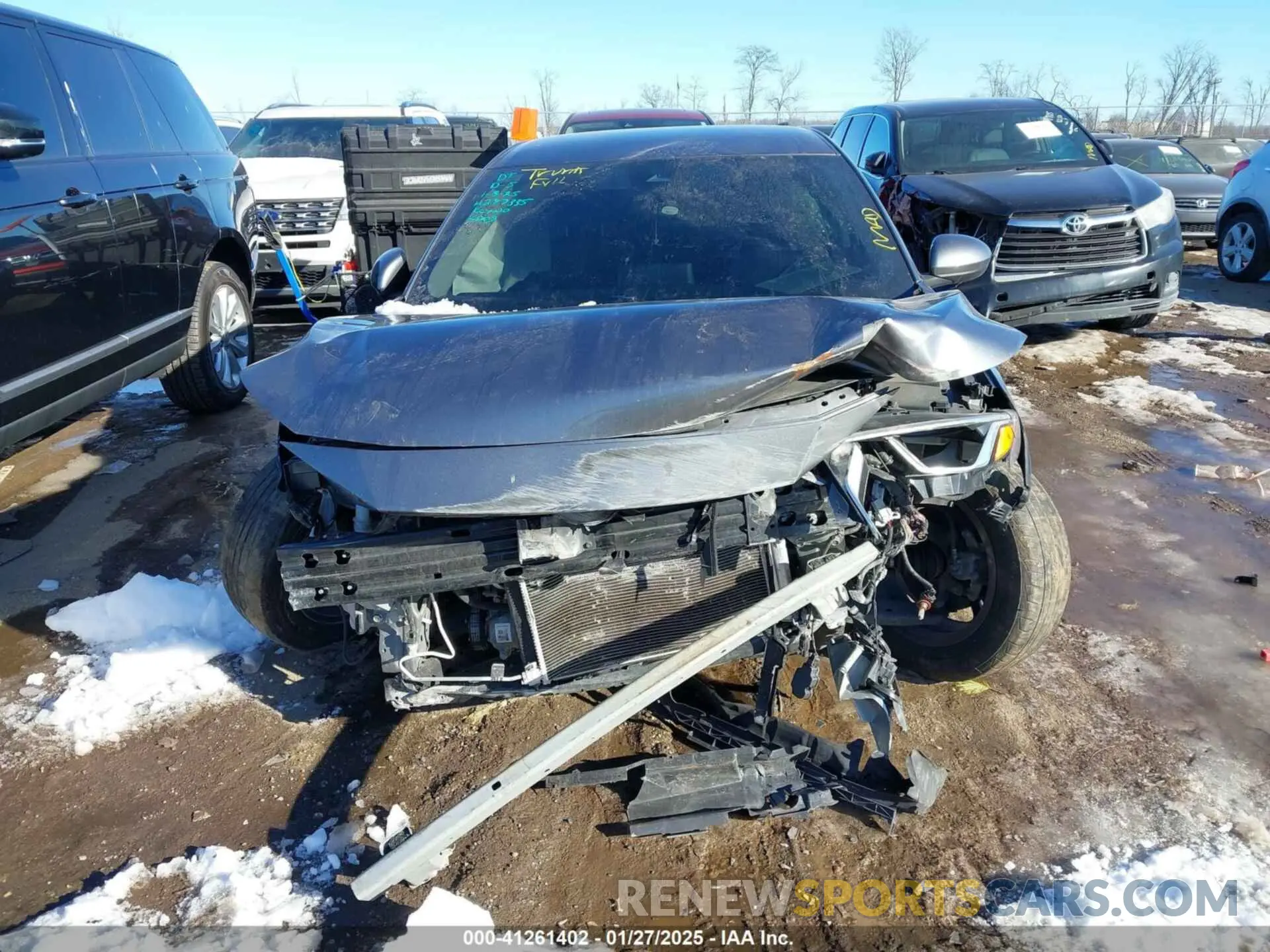6 fotografías del automóvil dañado 3N1AB8CV5NY297335 NISSAN SENTRA 2022