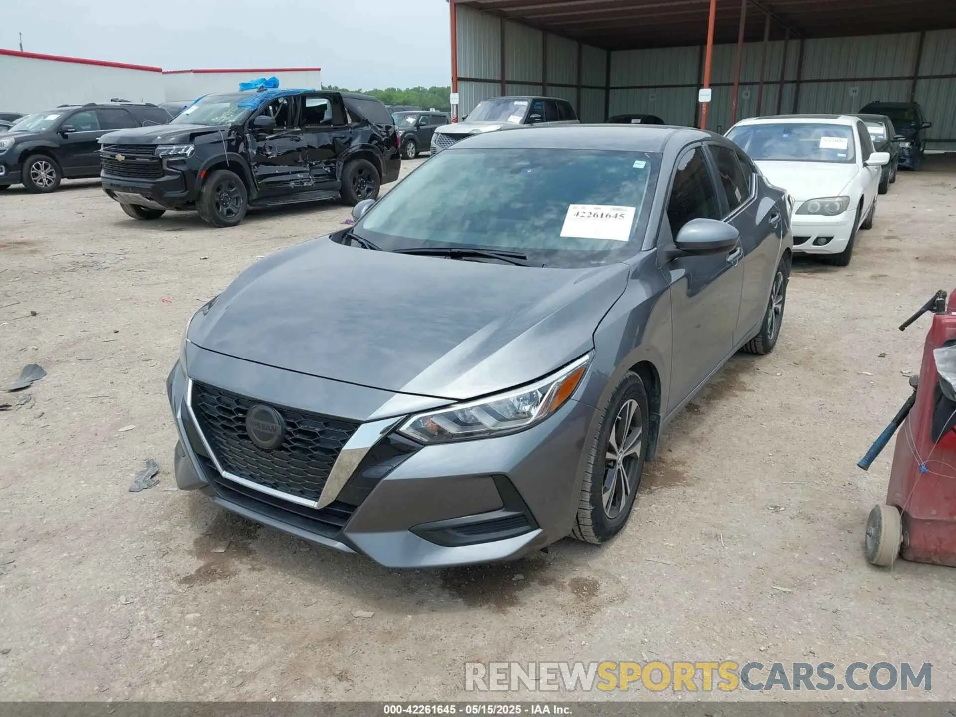 2 fotografías del automóvil dañado 3N1AB8CV5NY301903 NISSAN SENTRA 2022
