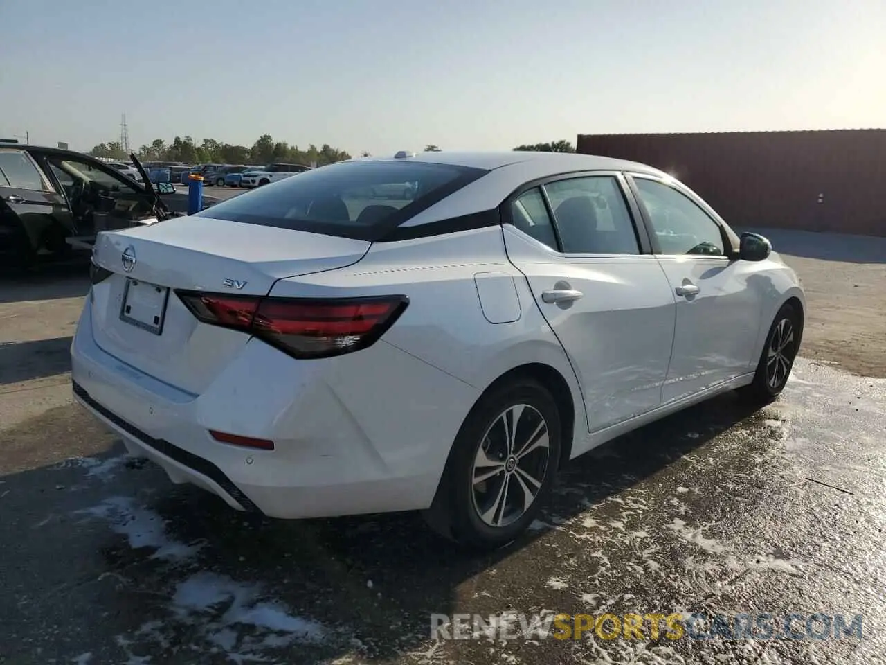 3 fotografías del automóvil dañado 3N1AB8CV5NY317776 NISSAN SENTRA 2022