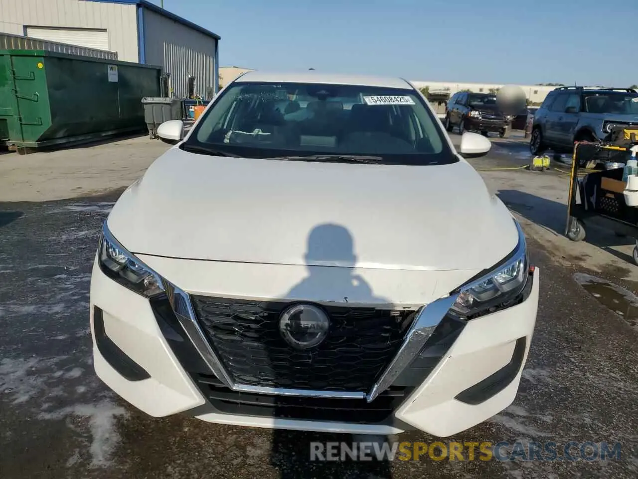 5 fotografías del automóvil dañado 3N1AB8CV5NY317776 NISSAN SENTRA 2022