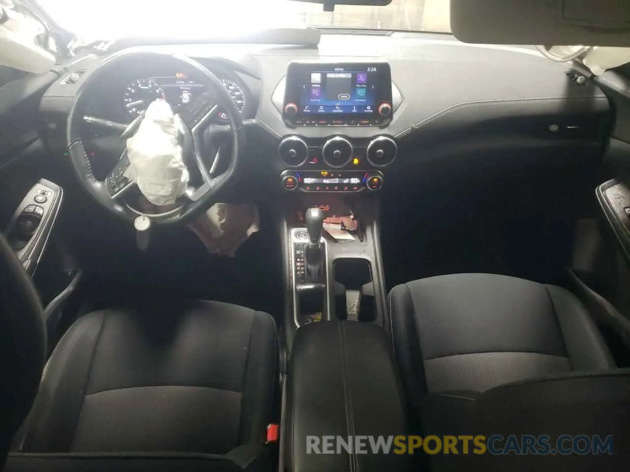 8 fotografías del automóvil dañado 3N1AB8CV5NY321164 NISSAN SENTRA 2022