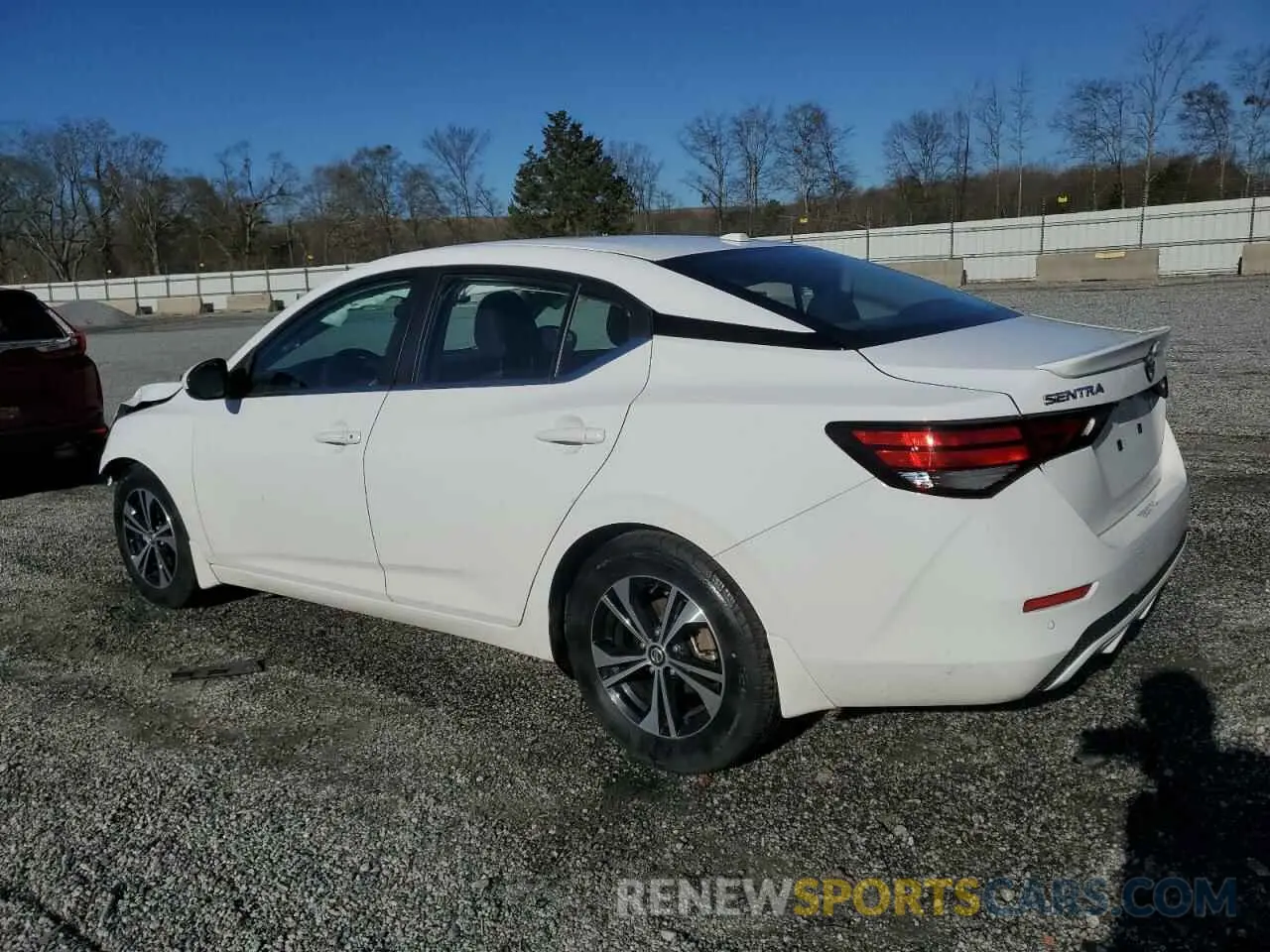 2 fotografías del automóvil dañado 3N1AB8CV6NY206041 NISSAN SENTRA 2022