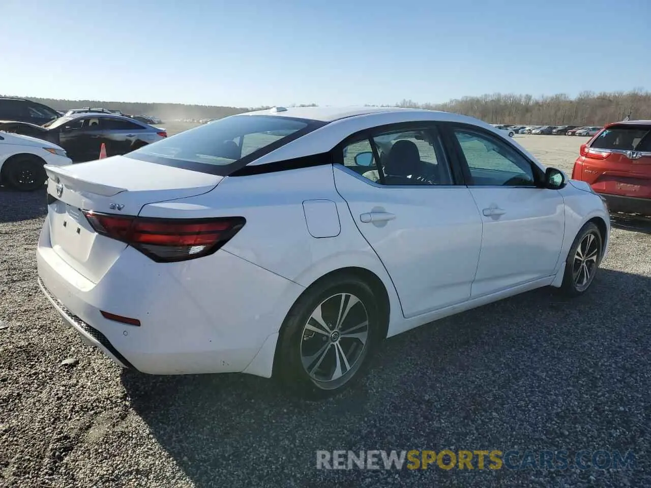 3 fotografías del automóvil dañado 3N1AB8CV6NY206041 NISSAN SENTRA 2022