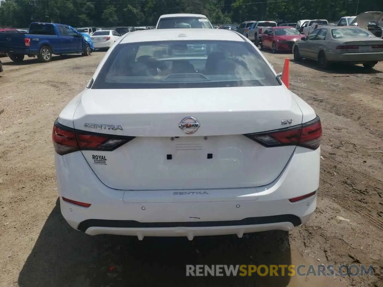 6 fotografías del automóvil dañado 3N1AB8CV6NY208016 NISSAN SENTRA 2022