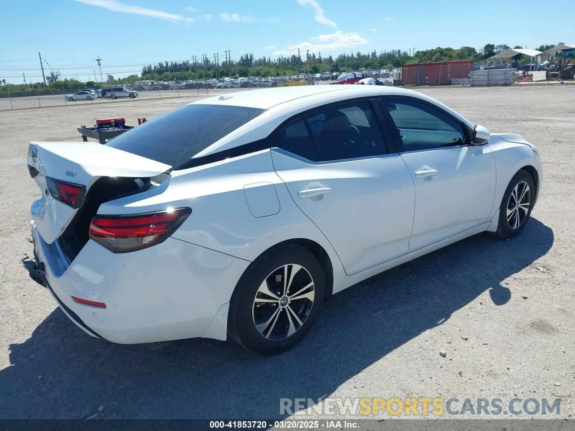 4 fotografías del automóvil dañado 3N1AB8CV6NY210199 NISSAN SENTRA 2022