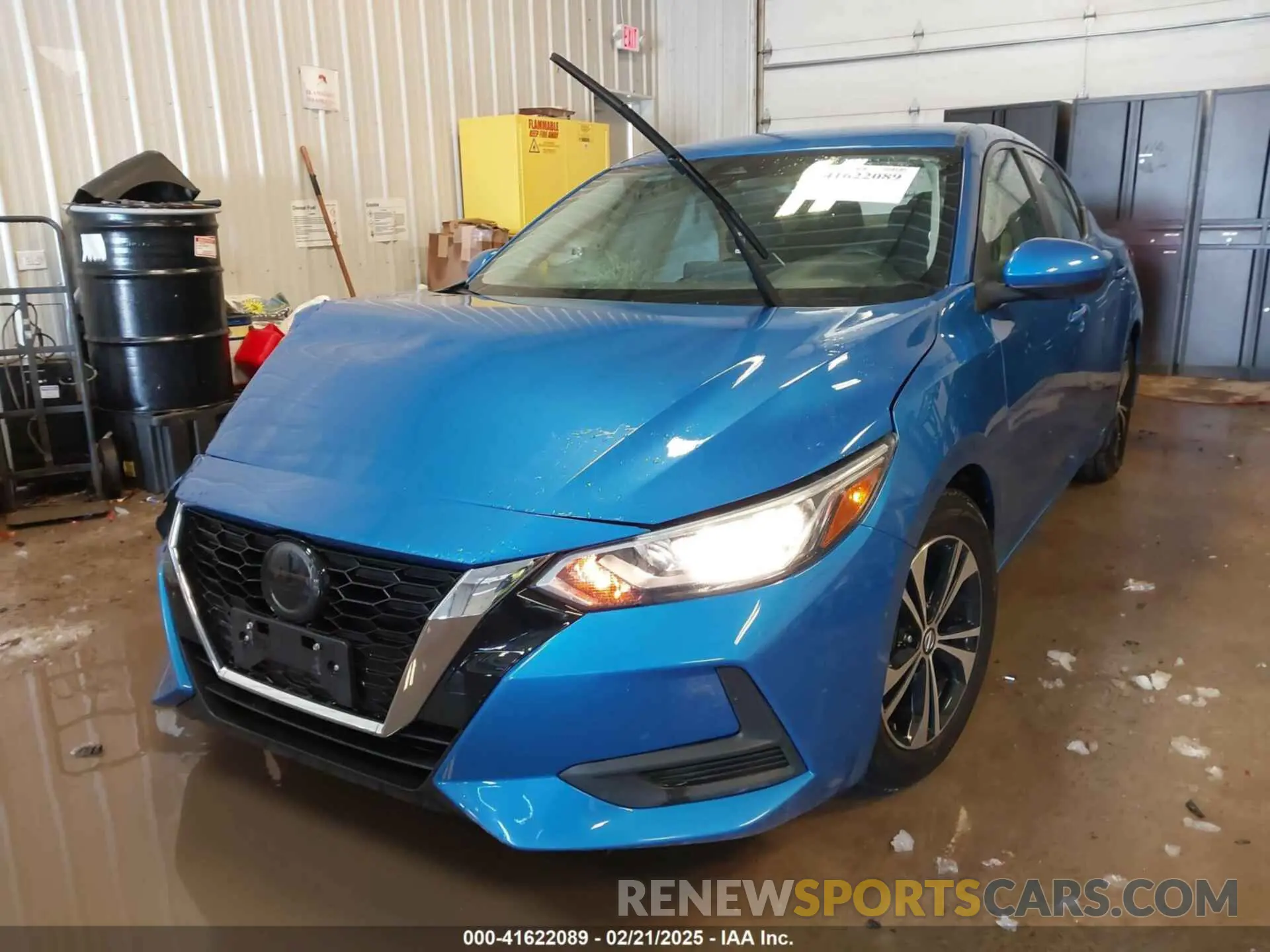 2 fotografías del automóvil dañado 3N1AB8CV6NY217461 NISSAN SENTRA 2022